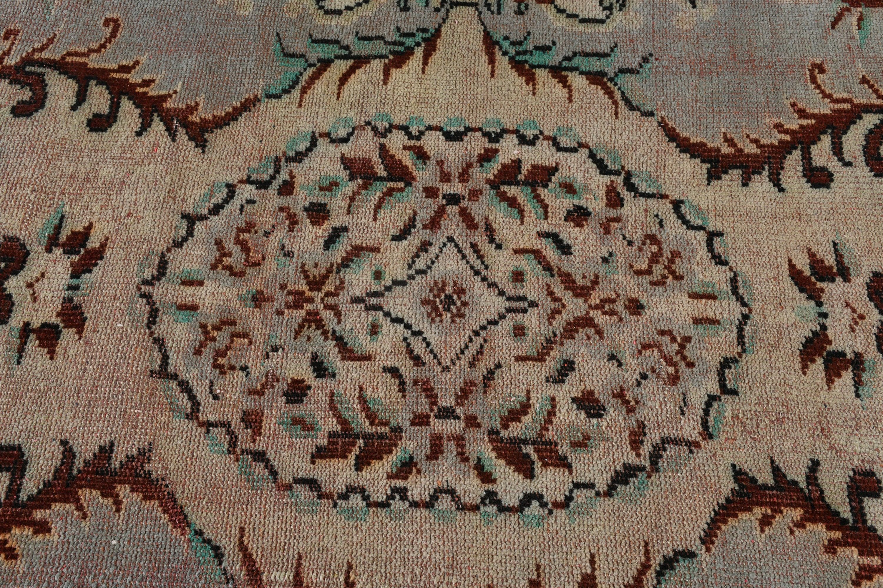 Sevimli Halı, Ev Dekorasyonu Halısı, 5.4x9.1 ft Büyük Halılar, Yün Halılar, Yemek Odası Halıları, Yatak Odası Halıları, Vintage Halı, Türk Halıları, Mavi Yatak Odası Halısı