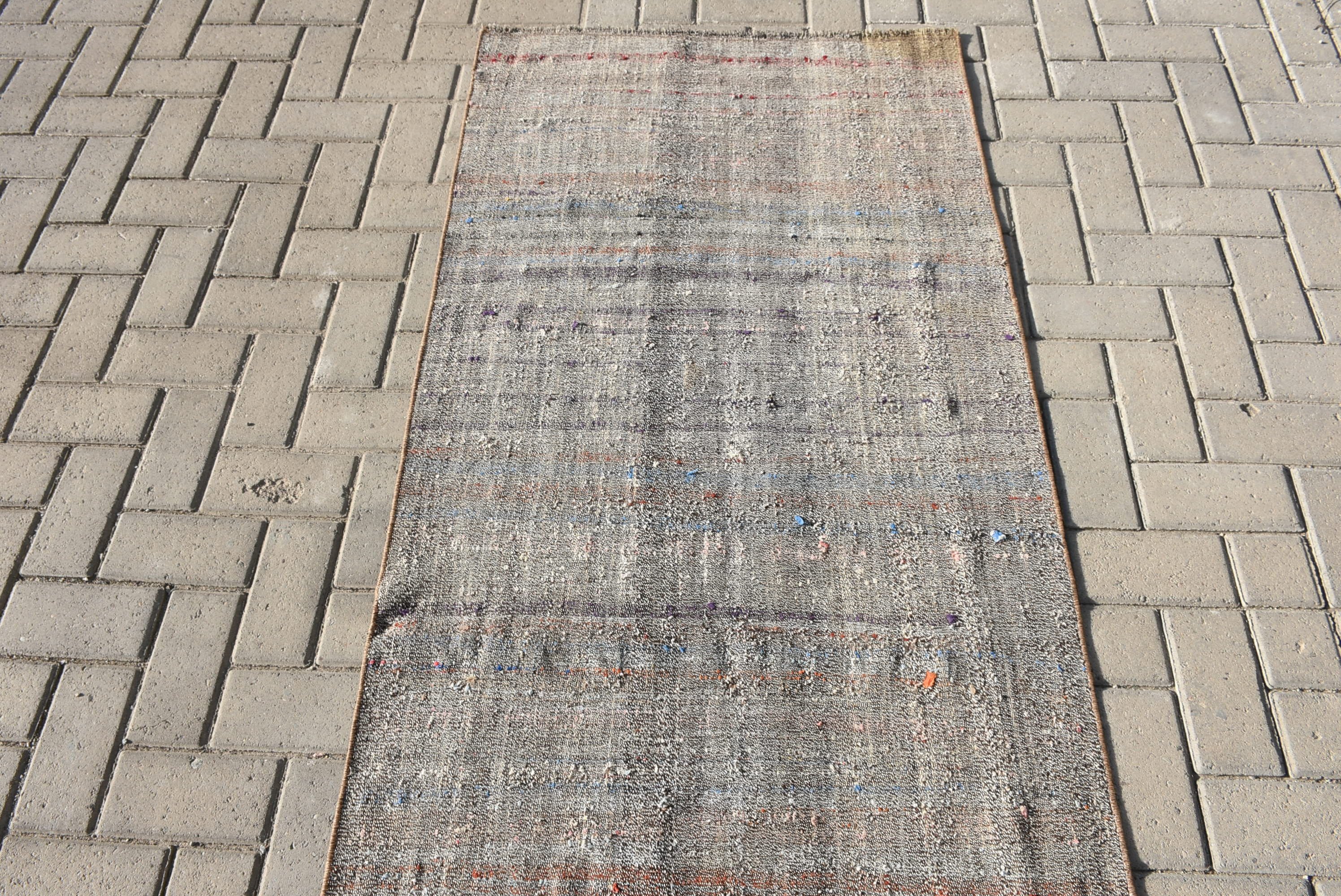 Handmade Rugs, Cool Rug, Hallway Rug, Turkish Rug, 2.8x7.3 ft Runner Rug, Beige Cool Rug, Vintage Rug, Kitchen Rugs, Home Decor Rugs, Kilim