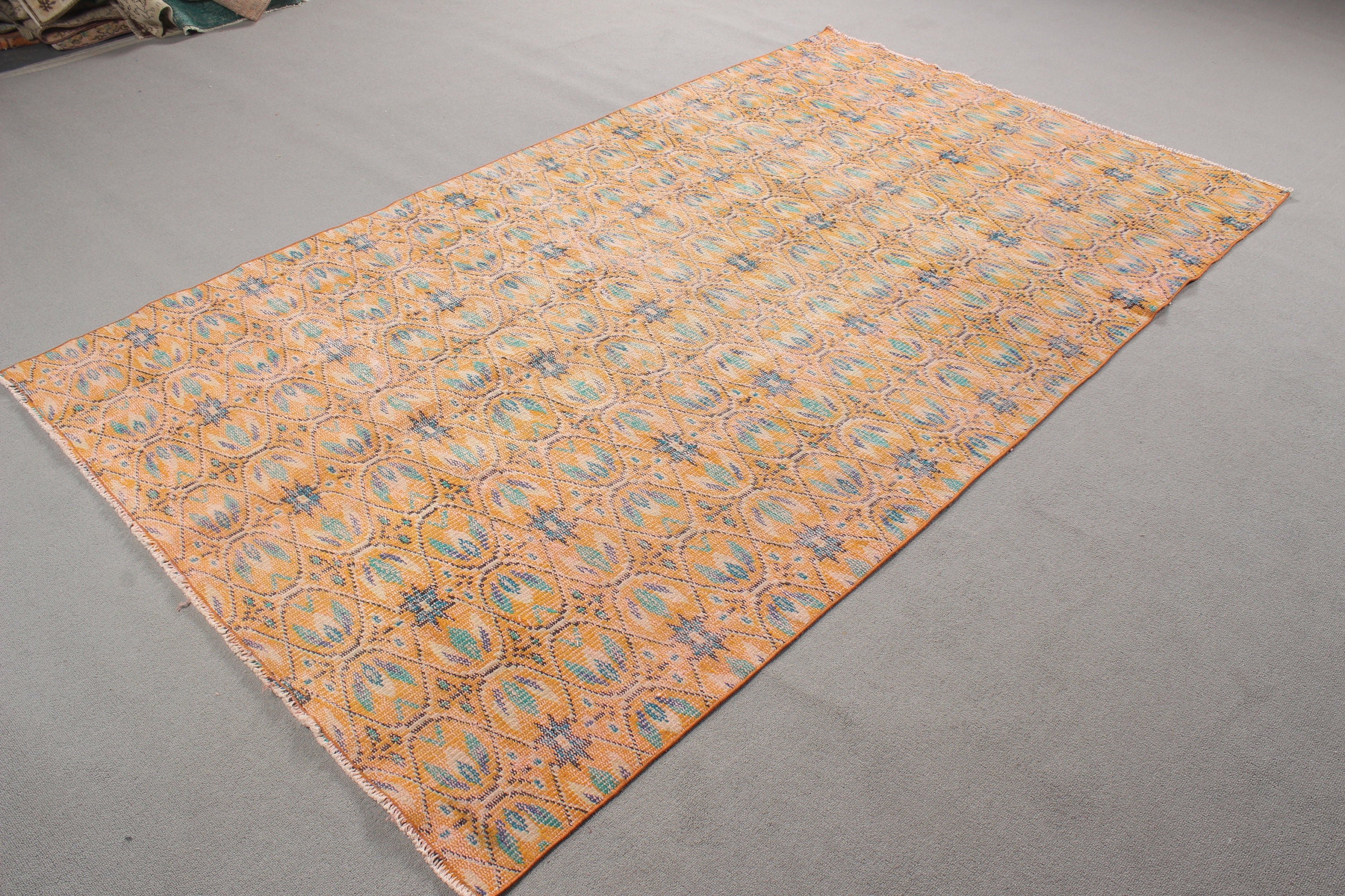 4.8x8.5 ft Large Rugs, Turkish Rugs, Cool Rugs, Bedroom Rug, Flatweave Rugs, Floor Rug, Orange Neutral Rugs, Vintage Rug, Large Vintage Rug