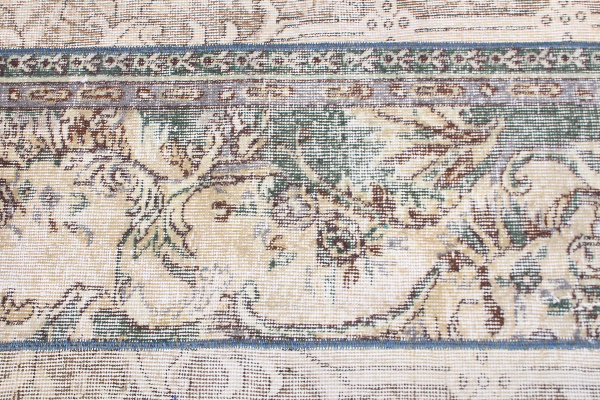 Bej 2.3x3.5 ft Küçük Halılar, Duvara Asılı Halı, Banyo Halısı, Türk Halısı, Vintage Halılar, Yatak Odası Halısı, Mutfak Halıları, Eklektik Halı