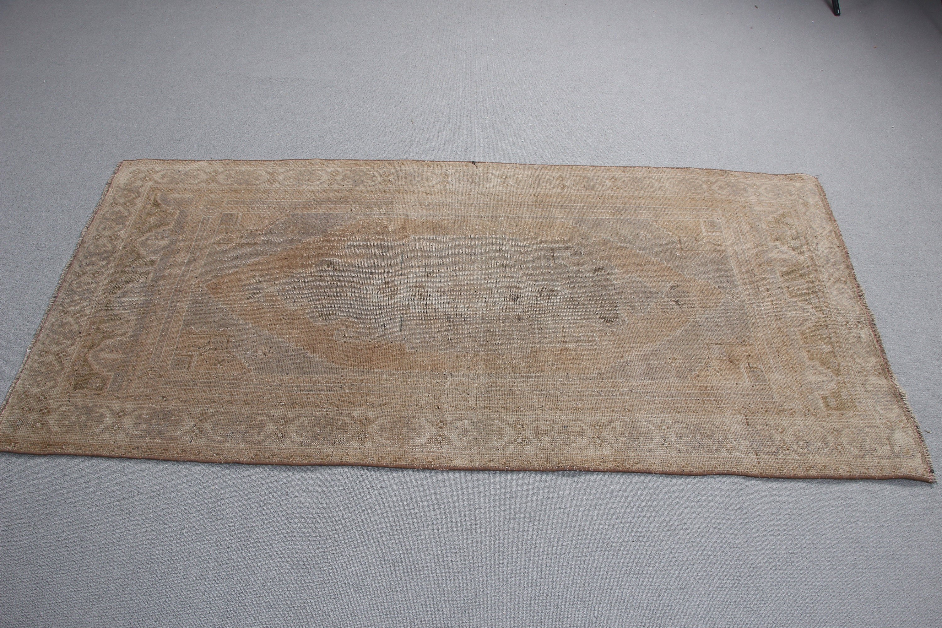 Beige Antique Rugs, Kitchen Rug, Turkish Rugs, Rugs for Vintage Accent, 3.2x6.1 ft Accent Rugs, Nursery Rug, Vintage Rugs, Antique Rug