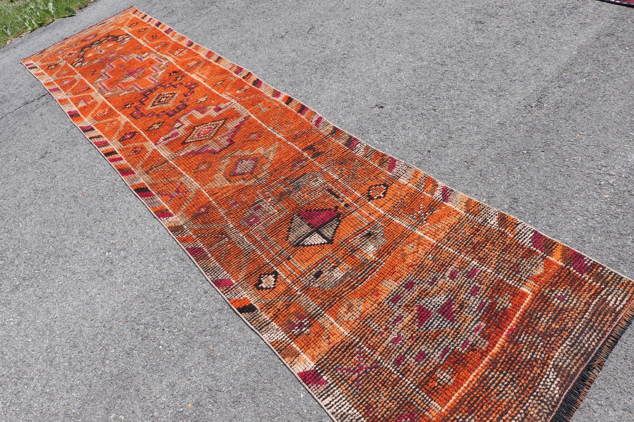 Havalı Halı, Kahverengi Yatak Odası Halıları, Vintage Halı, Antika Halı, Mutfak Halıları, 2.8x12.8 ft Runner Halıları, Koridor Halısı, Türk Halıları, Merdiven Halısı