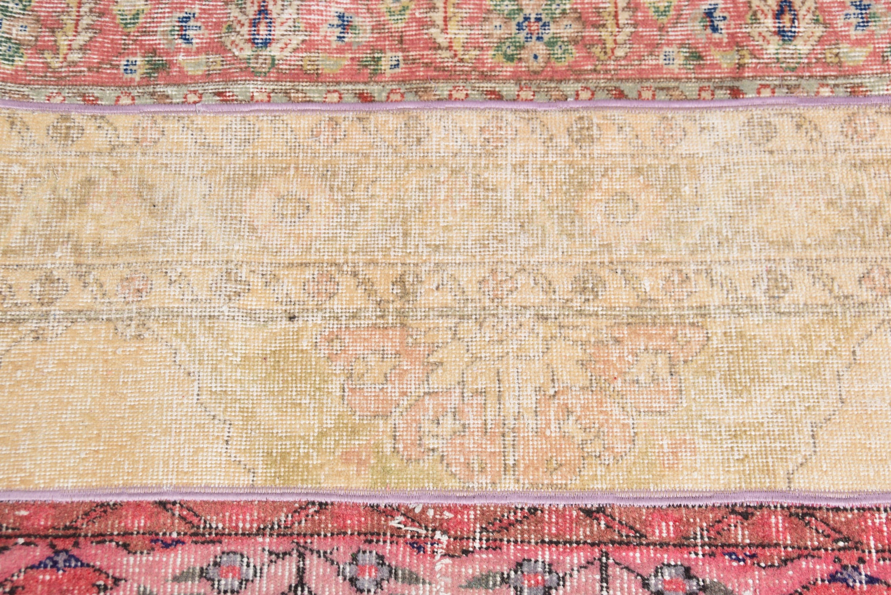 Rugs for Bathroom, 2.1x3.1 ft Small Rugs, Entry Rug, Kitchen Rugs, Vintage Rug, Bedroom Rug, Beige Oushak Rugs, Bath Rug, Turkish Rug