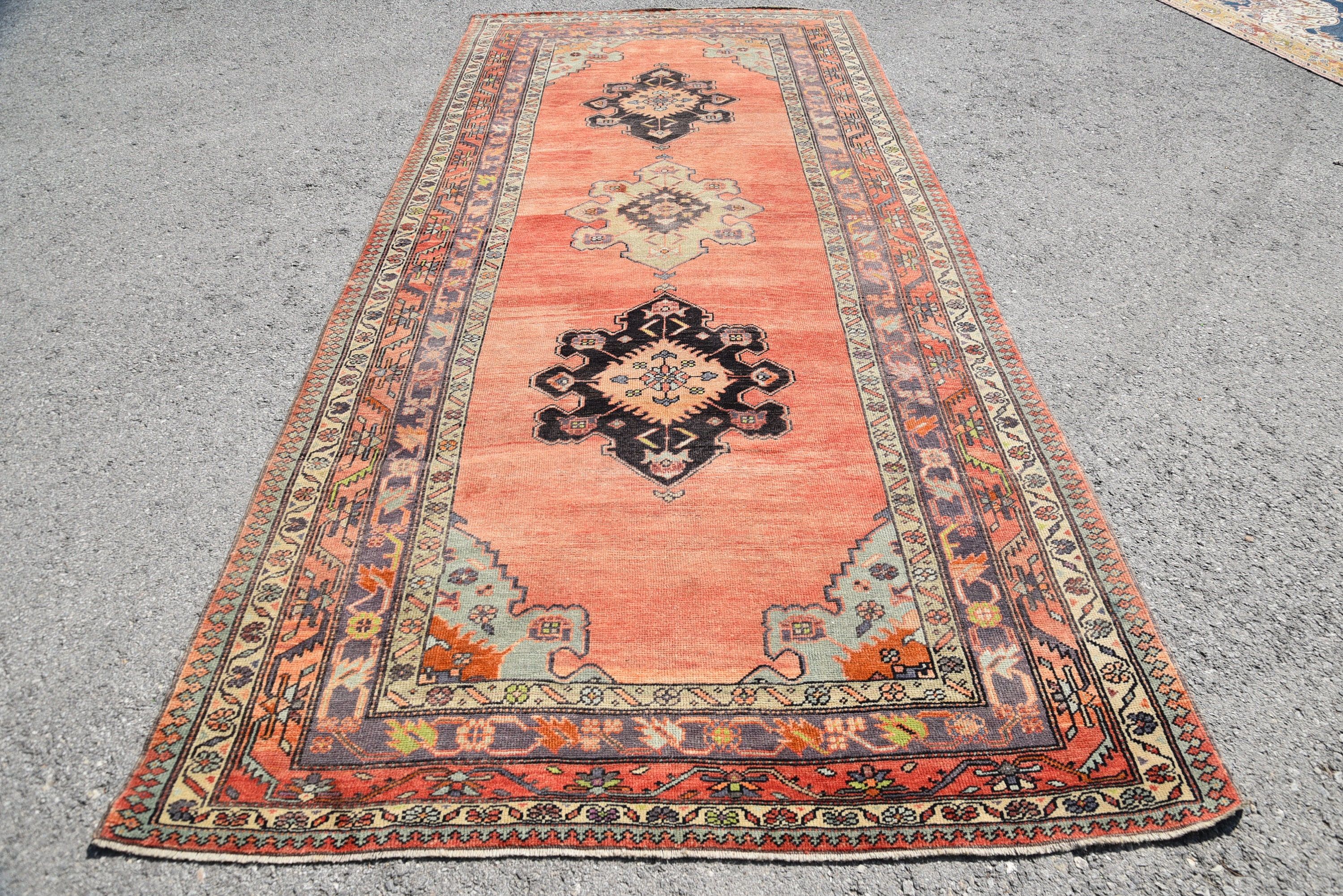 Oushak Halı, Türk Halısı, Salon Halıları, Geniş Alan Halı Halıları, Vintage Halılar, Yatak Odası Halısı, Yer Halıları, Salon Halıları, 5.2x11.5 ft Büyük Halı