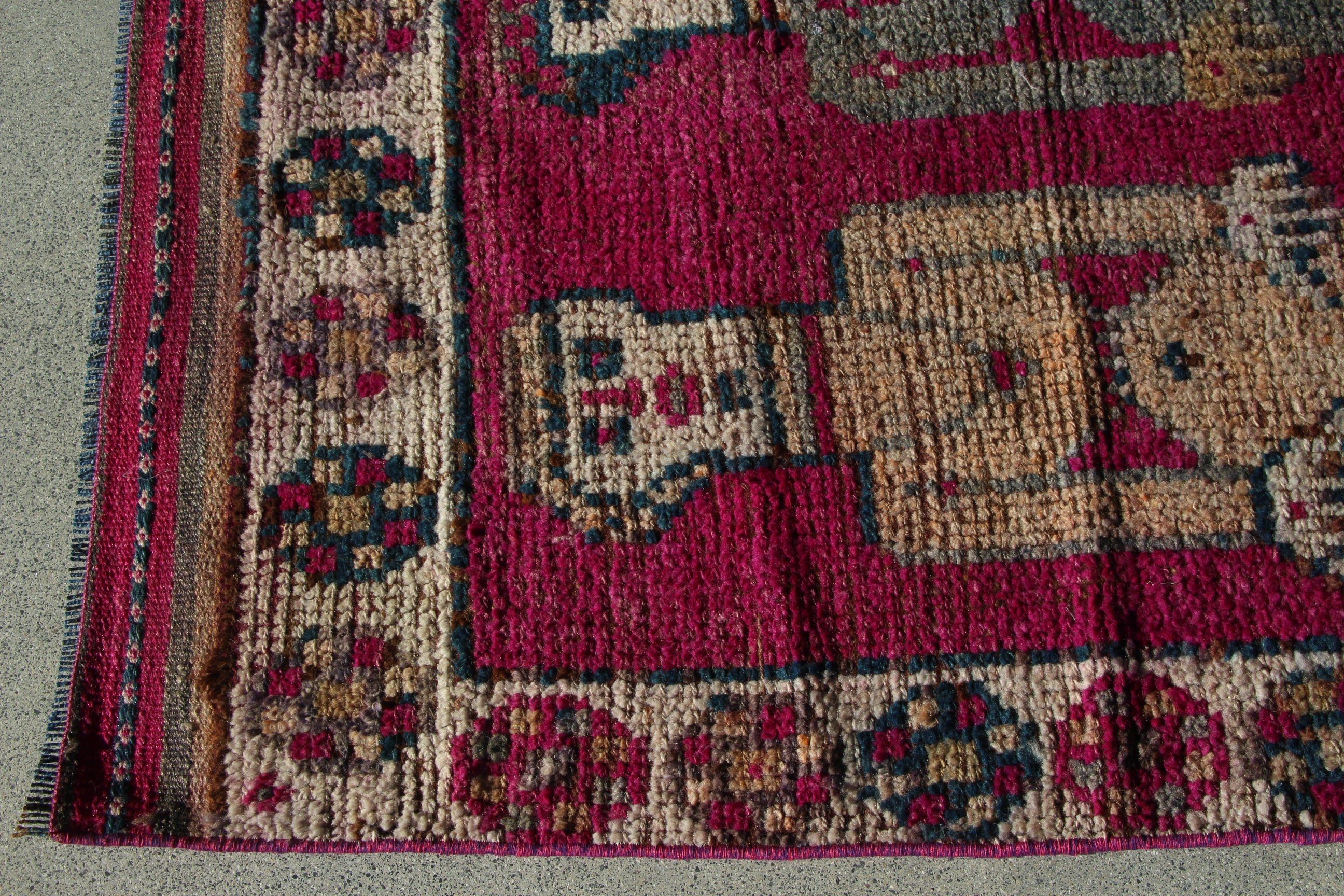 Neutral Rug, Turkish Rugs, 3x10 ft Runner Rug, Long Runner Rugs, Vintage Rugs, Beige Kitchen Rug, Rugs for Corridor, Antique Rugs