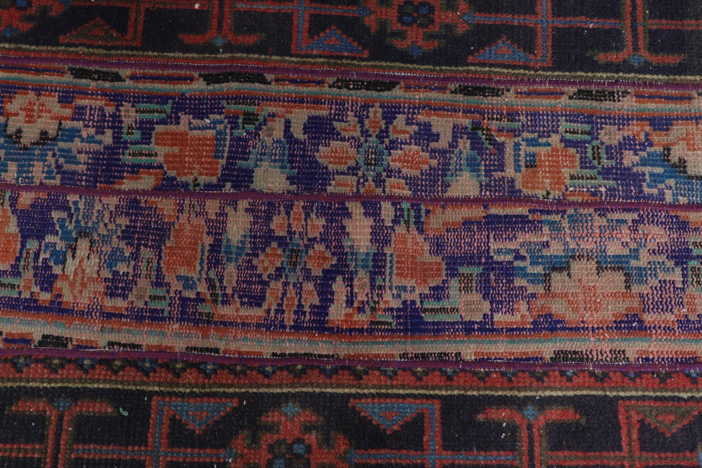 Wall Hanging Rugs, Turkish Rugs, Muted Rug, Cool Rug, Vintage Rugs, Antique Rugs, 2.5x3.2 ft Small Rugs, Orange Home Decor Rug, Car Mat Rug