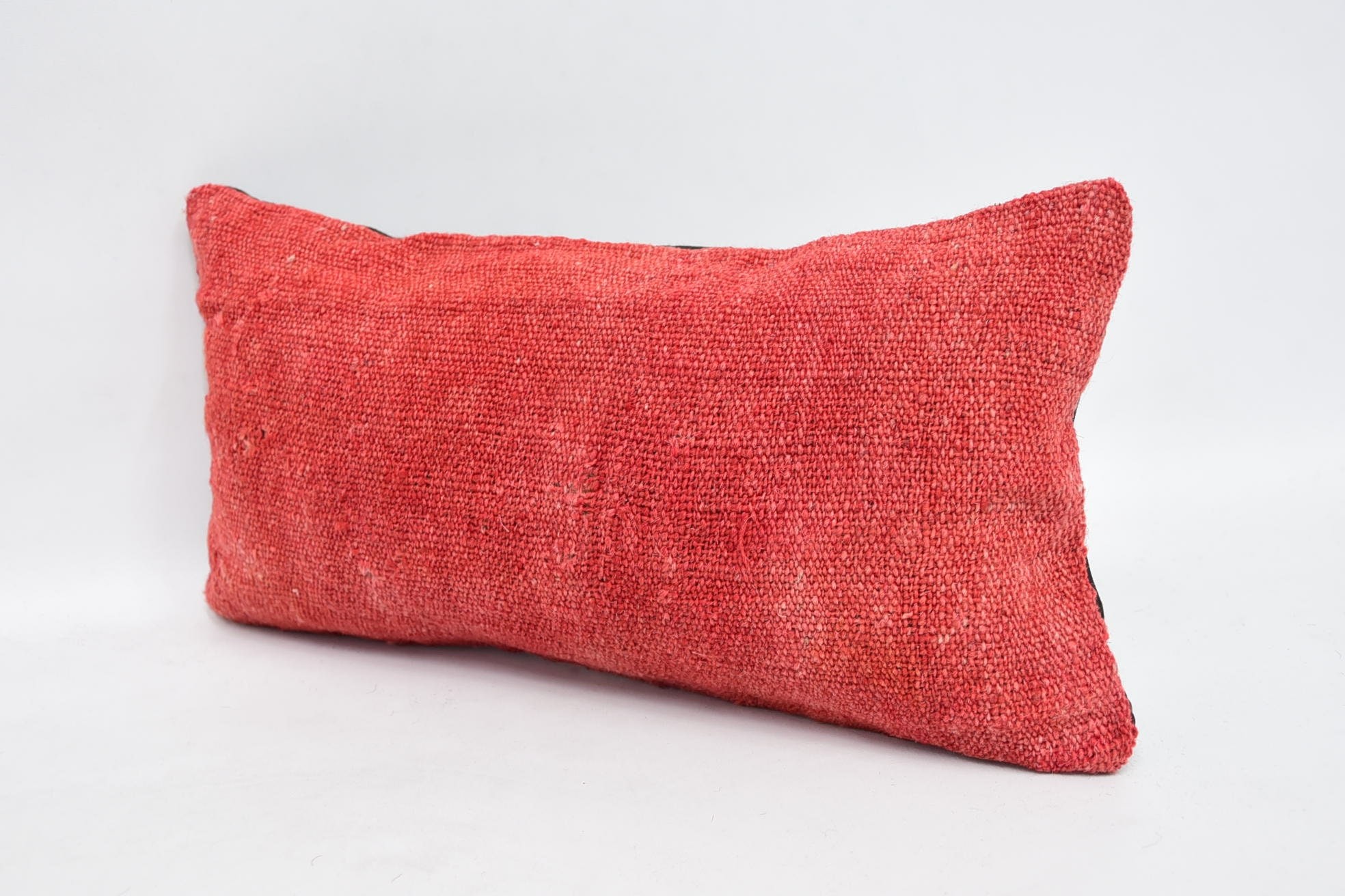 Antique Pillows, 8"x16" Red Cushion, Muted Cushion, Pet Pillow Sham, Vintage Pillow, Pillow for Couch