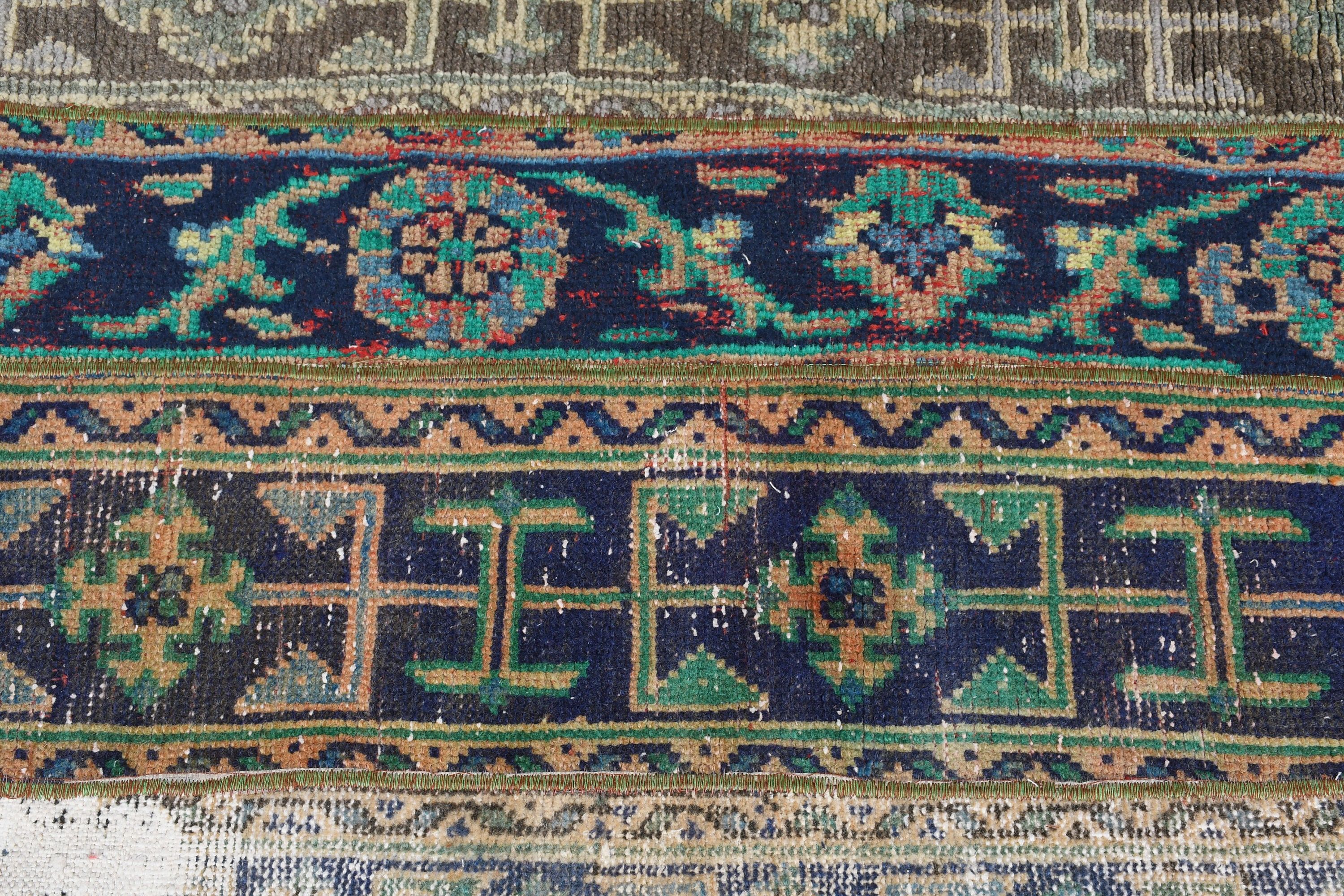 Car Mat Rug, Oushak Rugs, Vintage Rug, Rugs for Bedroom, 2.8x3.1 ft Small Rug, Cool Rug, Cute Rug, Turkish Rug, Blue Bedroom Rugs, Bath Rug