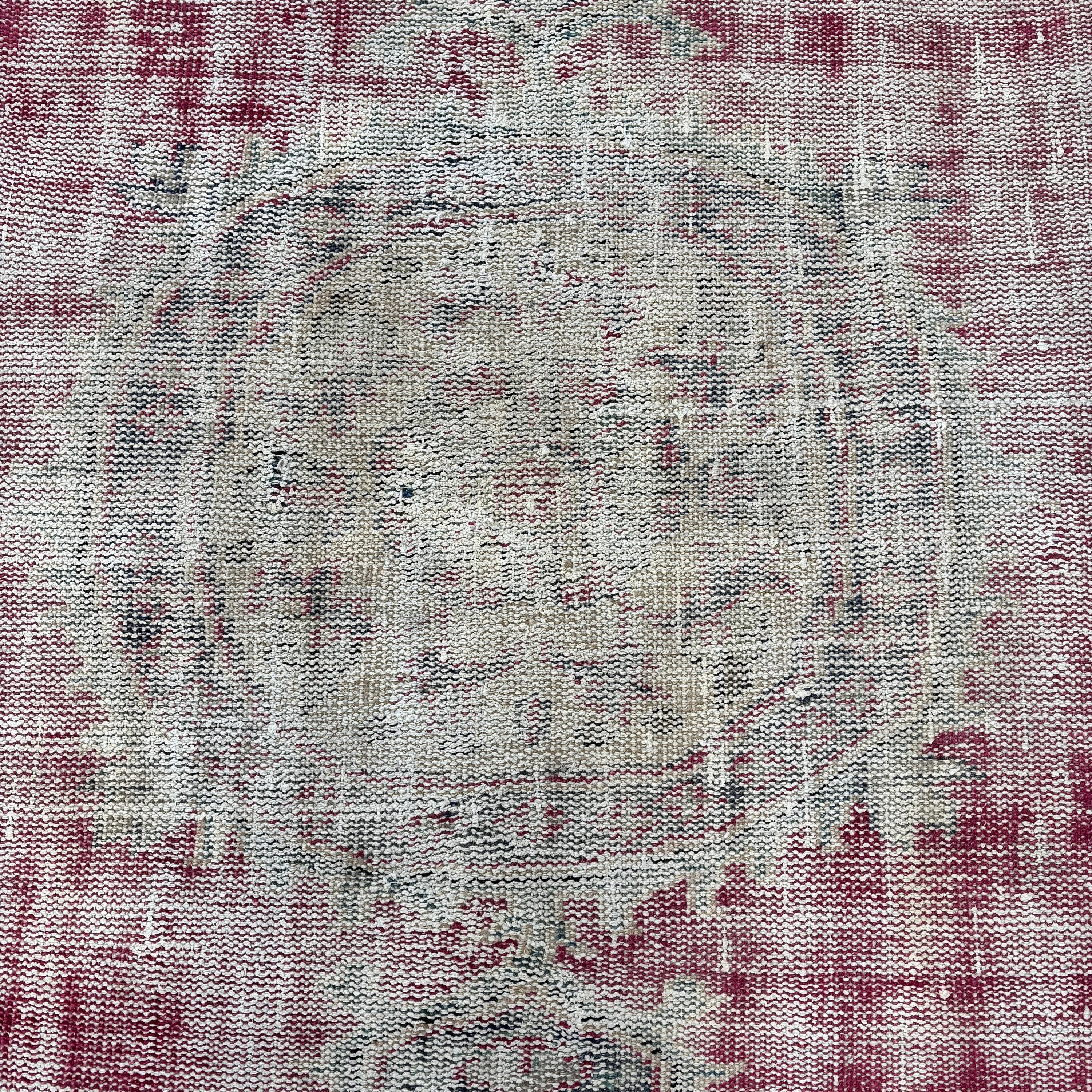 Pembe Oushak Halı, 3,9x7,3 ft Alan Halısı, Çocuk Odası Halıları, Nötr Halılar, Türk Halısı, Havalı Halılar, Oushak Alan Halısı, İç Mekan Halıları, Vintage Halılar