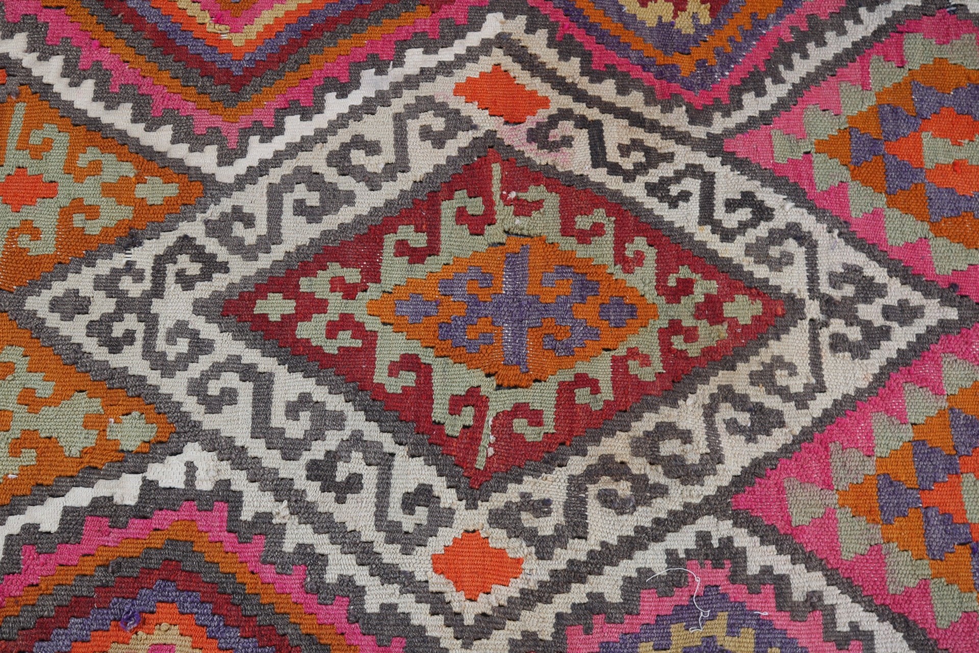 Yatak Odası Halısı, Vintage Halı, 2.7x9.6 ft Runner Halısı, Turuncu Yün Halısı, Oushak Halısı, Koridor Halıları, Beni Ourain Runner Halısı, Türk Halısı, Türkiye Halısı