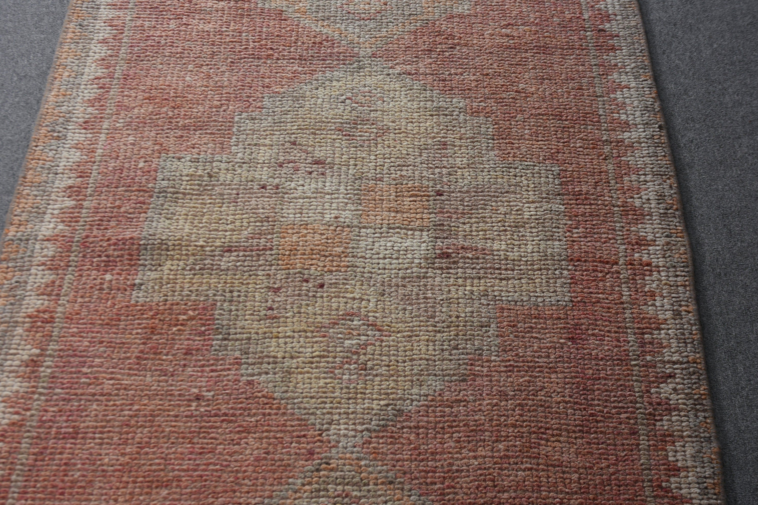 Koridor Halısı, Soğuk Halı, Yün Halılar, 2,9x10,2 ft Yolluk Halıları, Vintage Halı, Pembe Yatak Odası Halısı, Türk Halıları, Mutfak Halıları, Merdiven Halıları