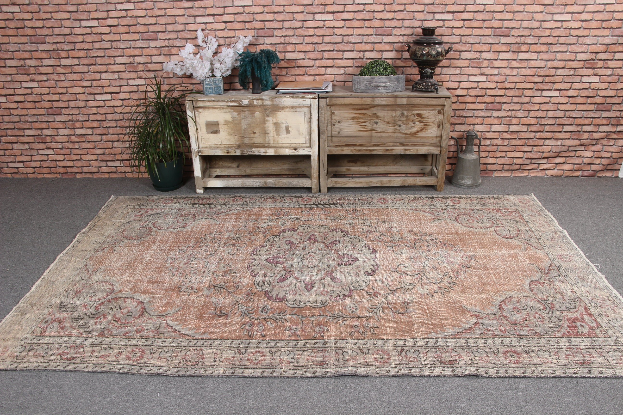 Beige Cool Rugs, Moroccan Rugs, Bedroom Rug, 5.4x8.9 ft Large Rugs, Turkish Rug, Dining Room Rugs, Vintage Rug, Outdoor Rugs, Handwoven Rug