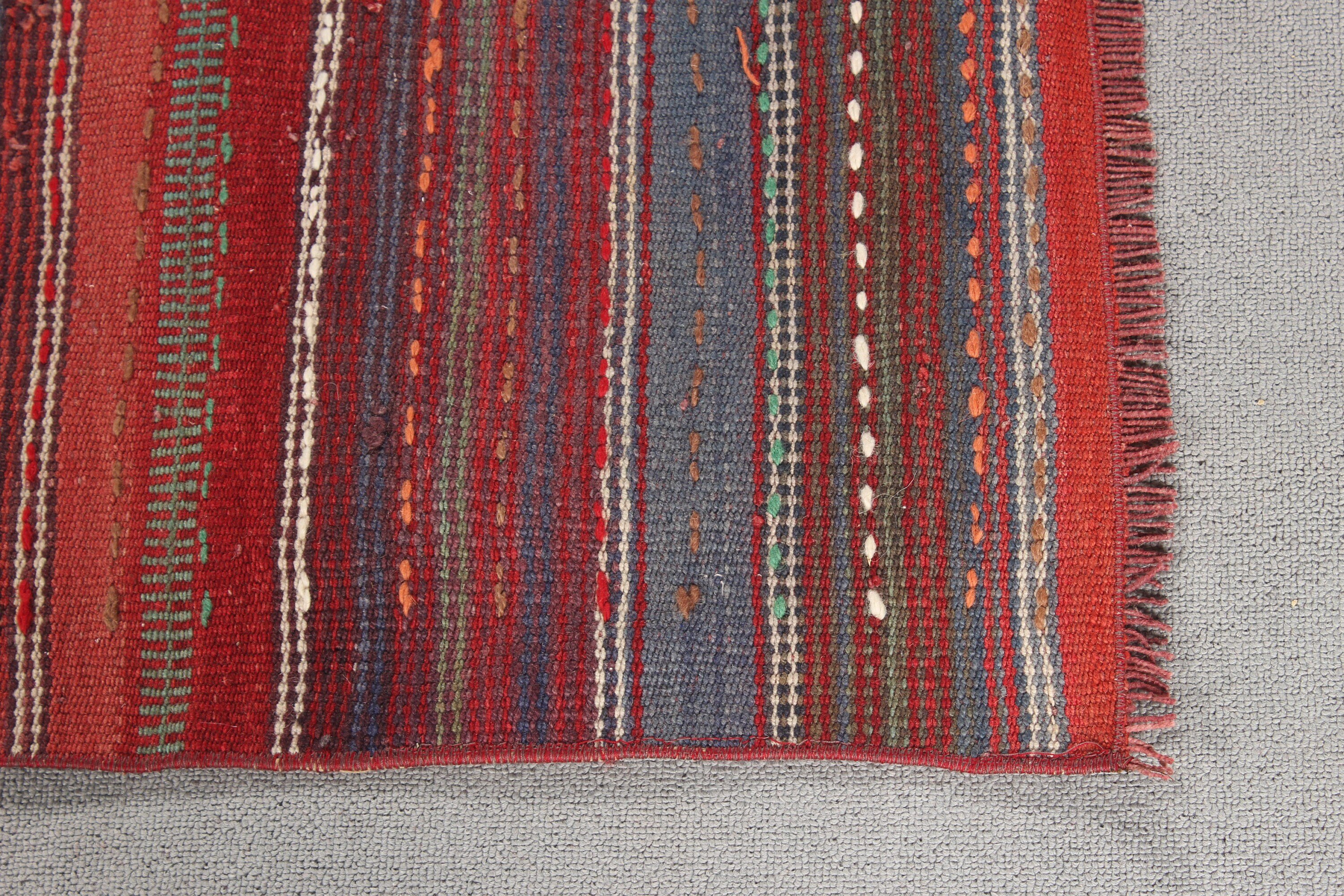 Geometrik Halılar, Kilim, Bohem Halısı, Açıklama Halısı, Vintage Halı, Türk Halısı, Çocuk Halıları, Kırmızı Mutfak Halıları, 2.6x3.2 ft Küçük Halı