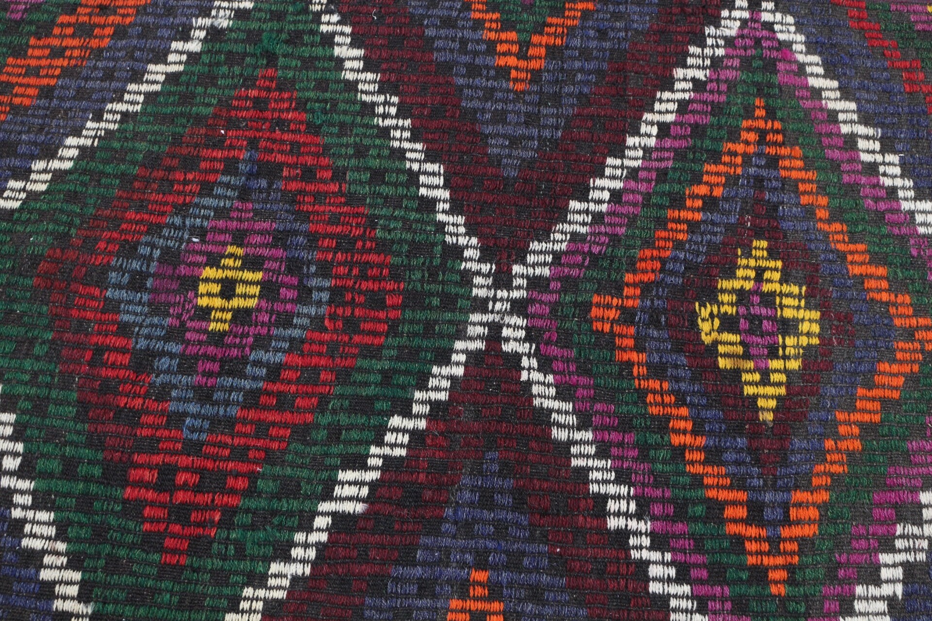 Yün Halı, Kilim, Oushak Halı, 3,1x7,7 ft Aksan Halıları, Türk Halısı, Giriş Halıları, Turuncu Mutfak Halısı, Yatak Odası Halıları, Eski Halılar, Vintage Halı