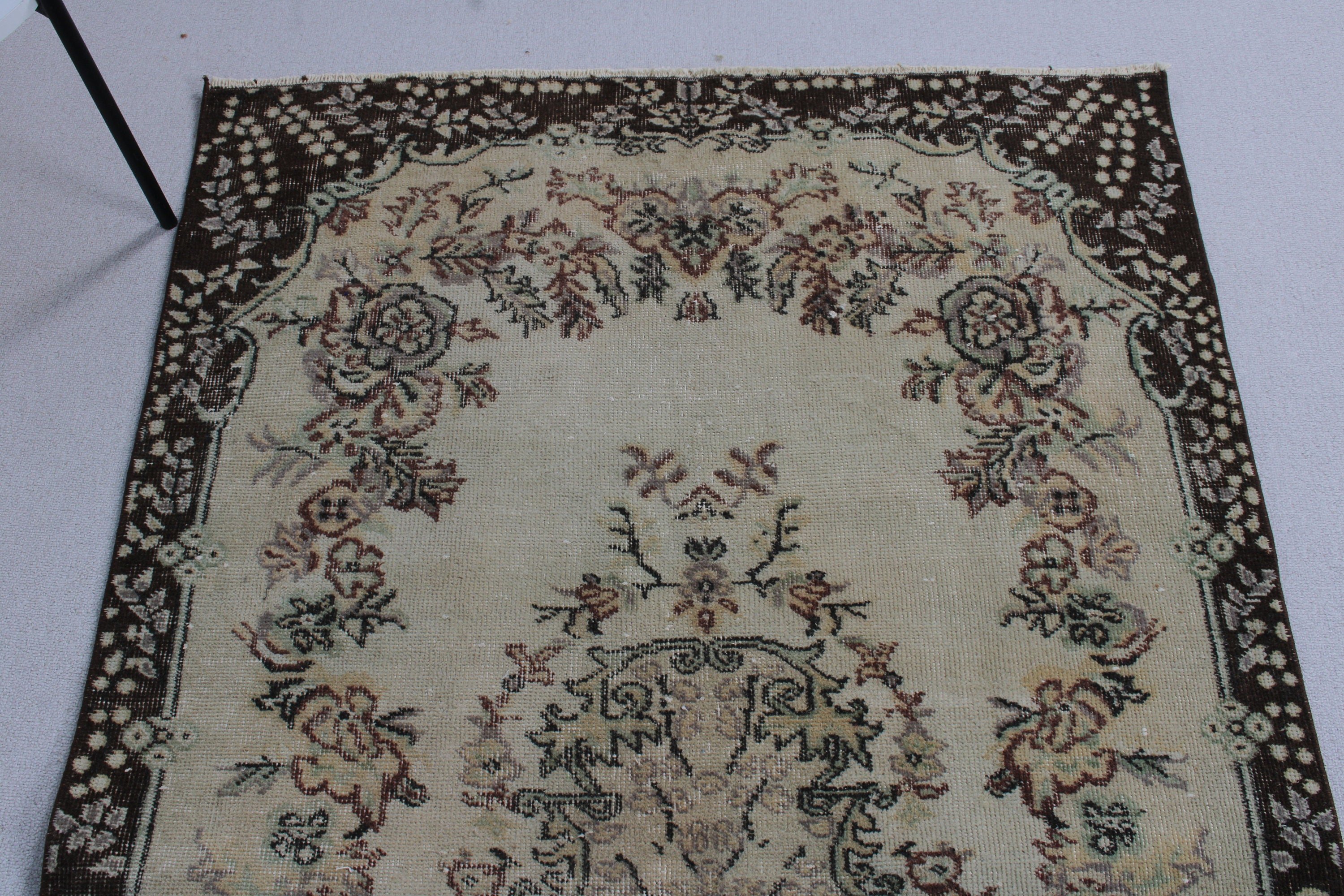 Türk Halıları, Yemek Odası Halıları, Lüks Halı, Vintage Halılar, 3,8x6,8 ft Alan Halıları, Aztek Halısı, Oushak Halısı, Boho Bölge Halıları, Bej Anadolu Halısı