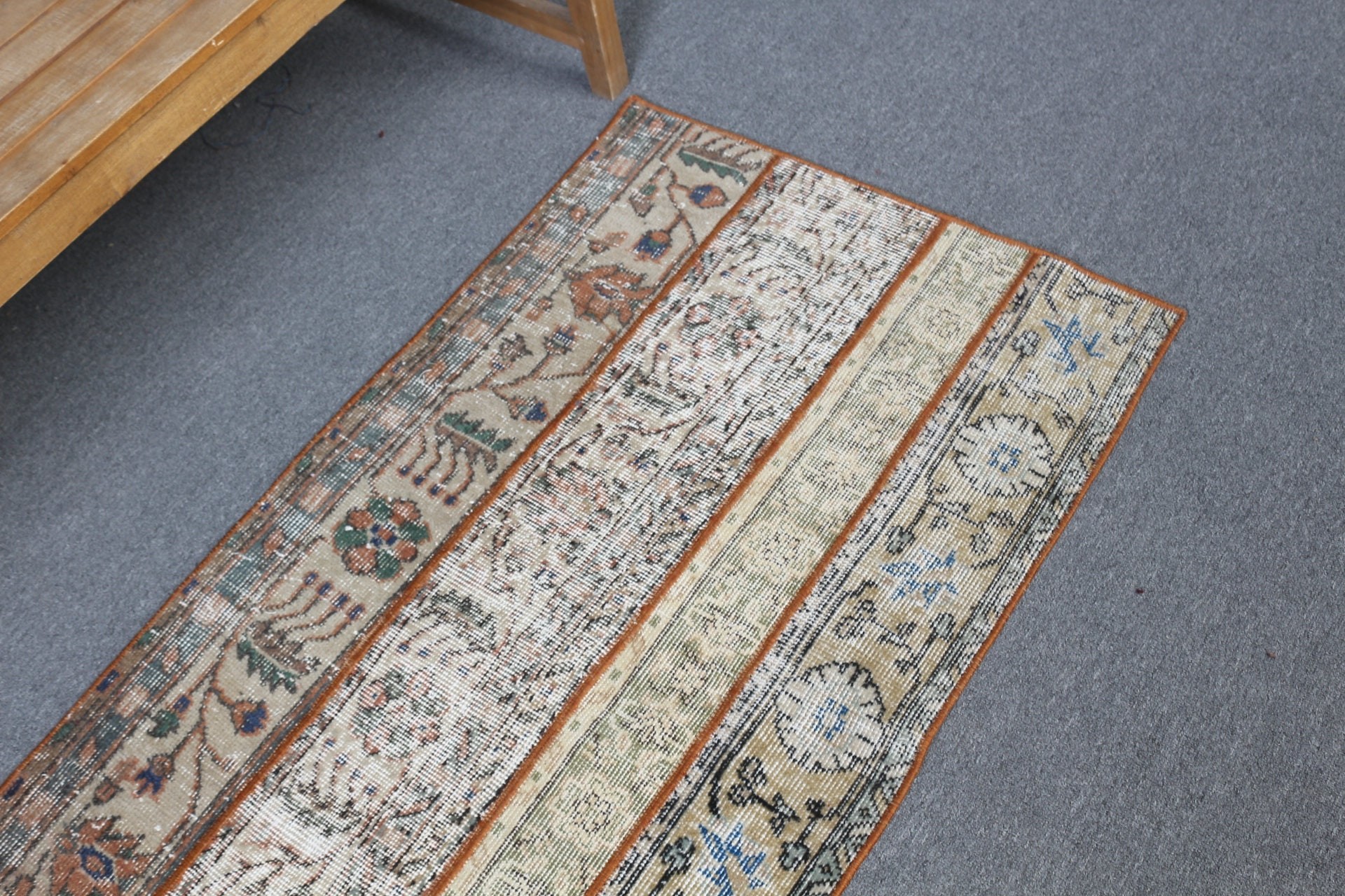 2.3x4 ft Small Rug, Turkish Rug, Bedroom Rug, Nursery Rug, Home Decor Rug, Vintage Rugs, Rugs for Entry, Beige Moroccan Rug, Kitchen Rug