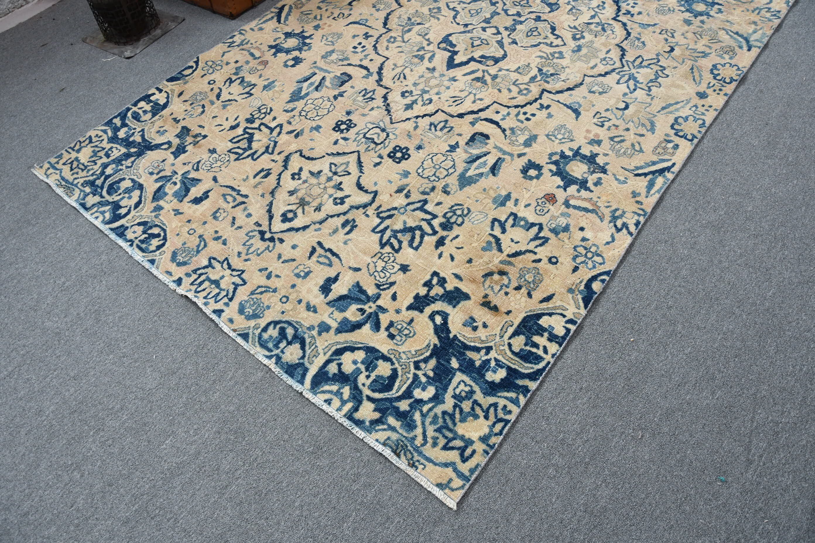 Living Room Rugs, Abstract Rug, 5.3x9.7 ft Large Rugs, Wool Rug, Rugs for Salon, Antique Rug, Dining Room Rugs, Turkish Rug, Vintage Rug