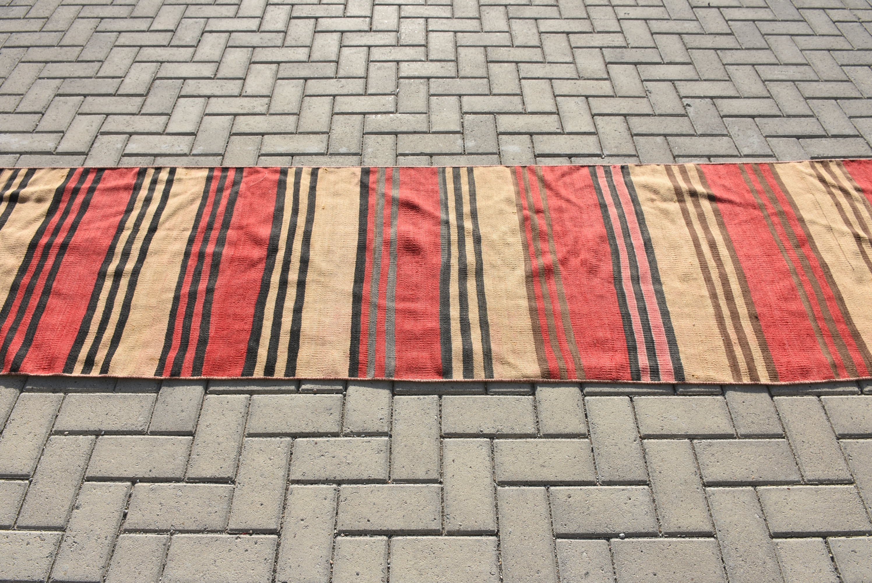 Kilim, Fas Halısı, Mutfak Halısı, Kırmızı Mutfak Halısı, Merdiven Halısı, Vintage Halılar, Koridor Halısı, Türk Halısı, 2.3x11.6 ft Runner Halısı, Etnik Halı