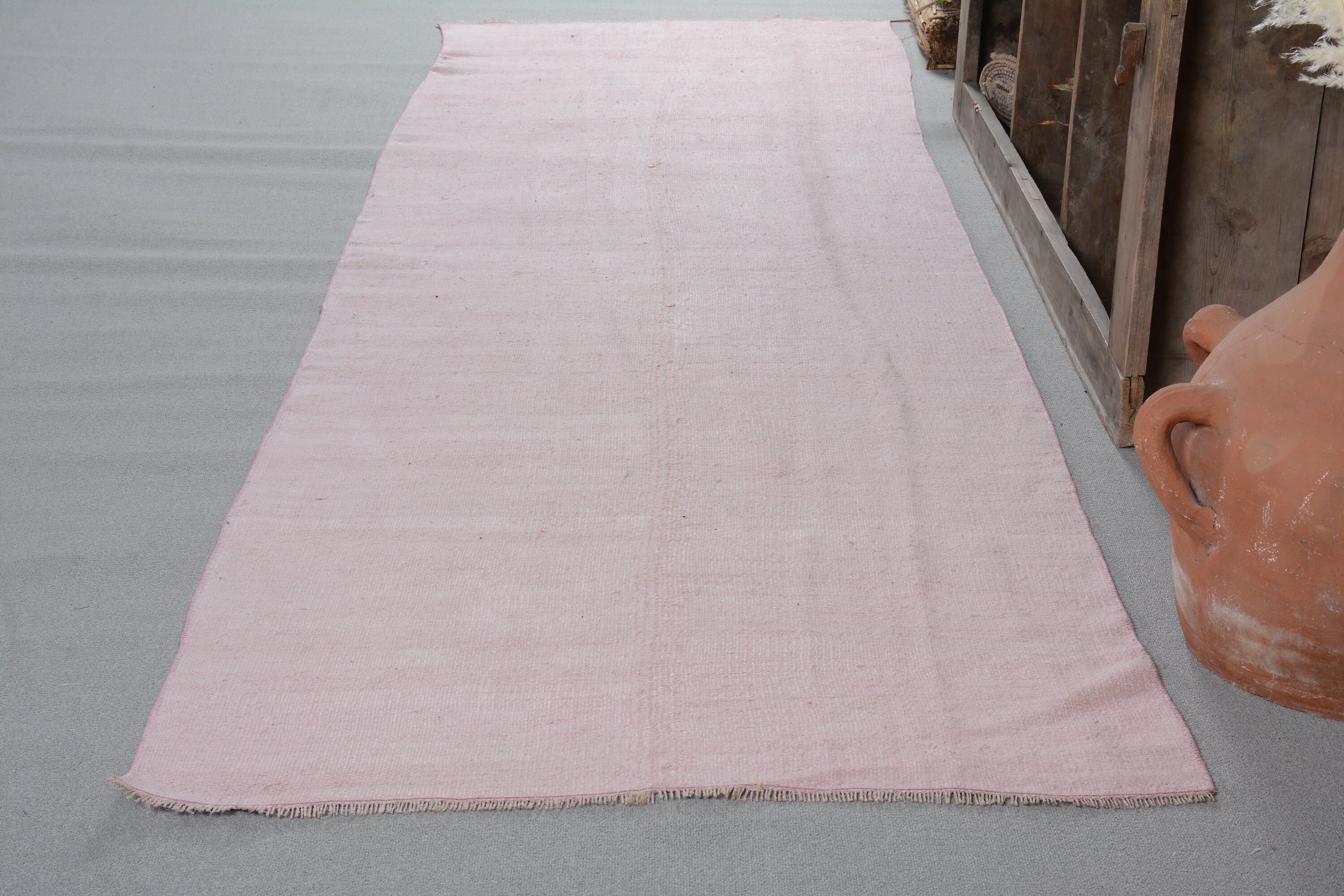 Koridor Halısı, 3.3x11.7 ft Runner Halıları, Vintage Halılar, Türk Halısı, Boho Halıları, Koridor Halısı, Oryantal Halı, Fas Halıları, Pembe Ev Dekor Halısı