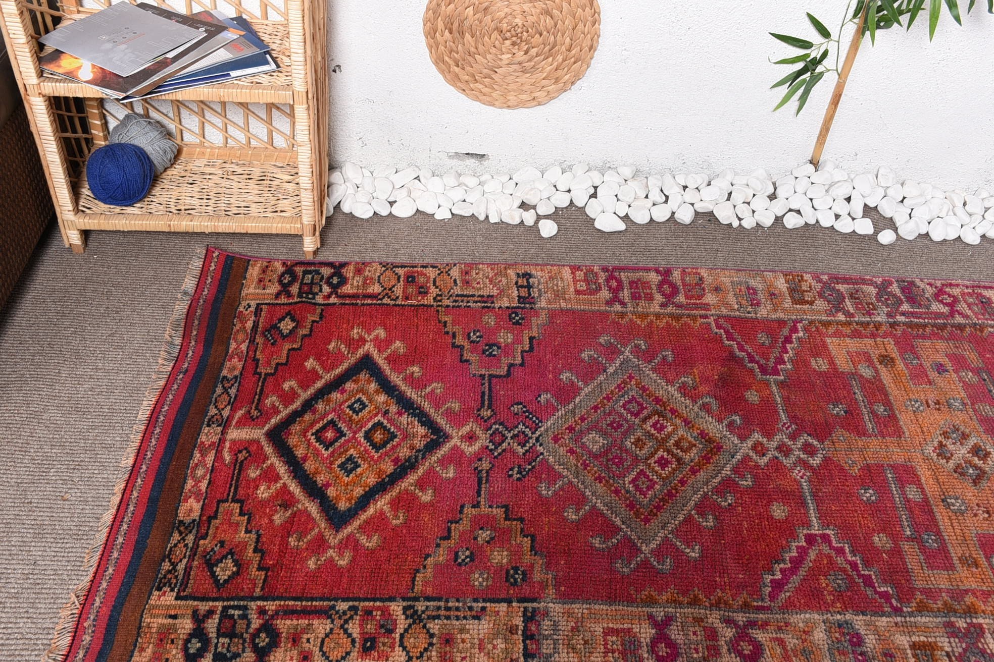 Ev Dekorasyonu Halıları, Vintage Halı, Merdiven Halıları, 3.1x10 ft Runner Halıları, Türk Halısı, Runner Halıları, Yün Halı, Vintage Dekor Halıları, Koridor Halısı