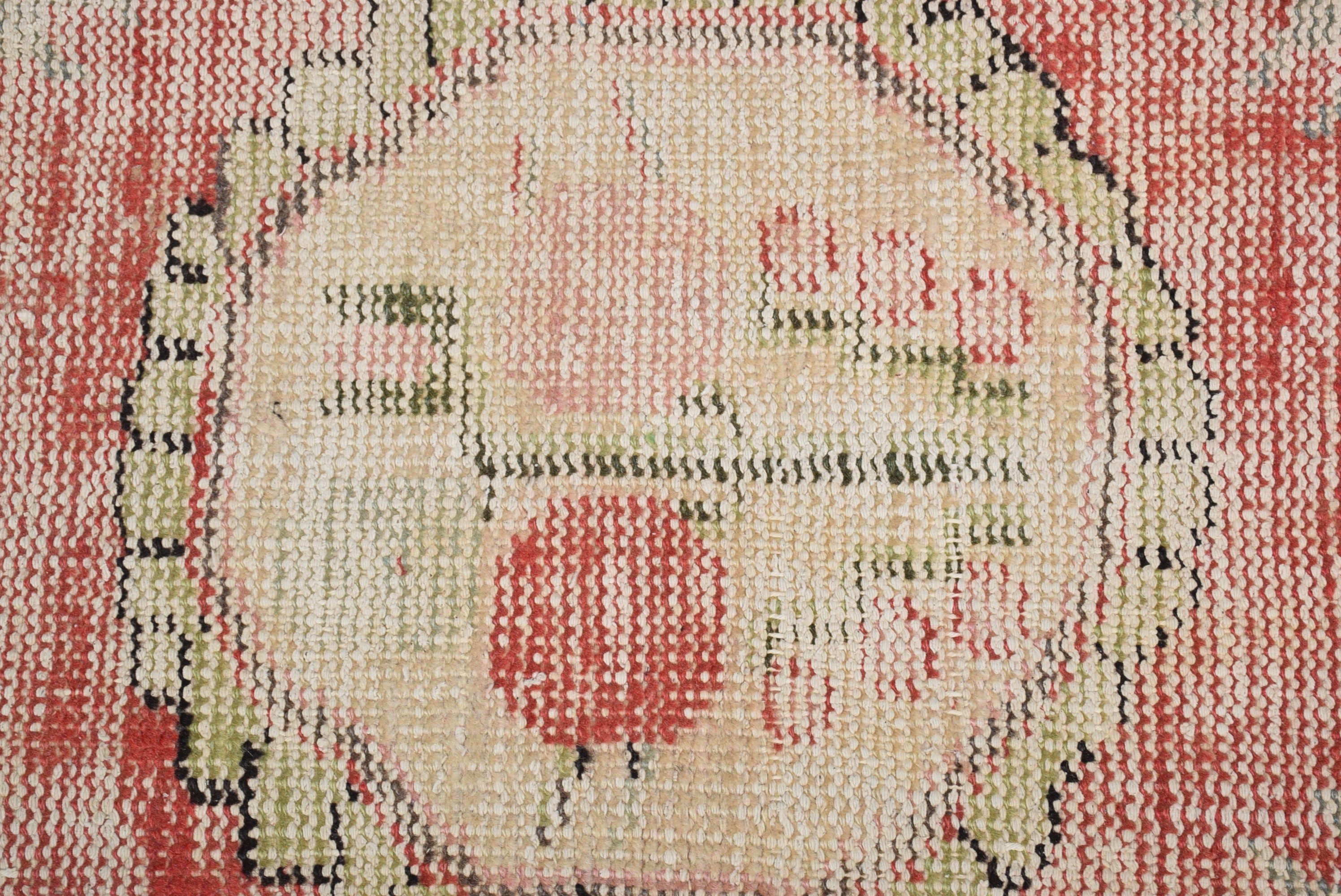 Pastel Rug, 1.9x3.6 ft Small Rugs, Vintage Rug, Kitchen Rugs, Turkish Rugs, Anatolian Rug, Door Mat Rug, Beige Moroccan Rugs