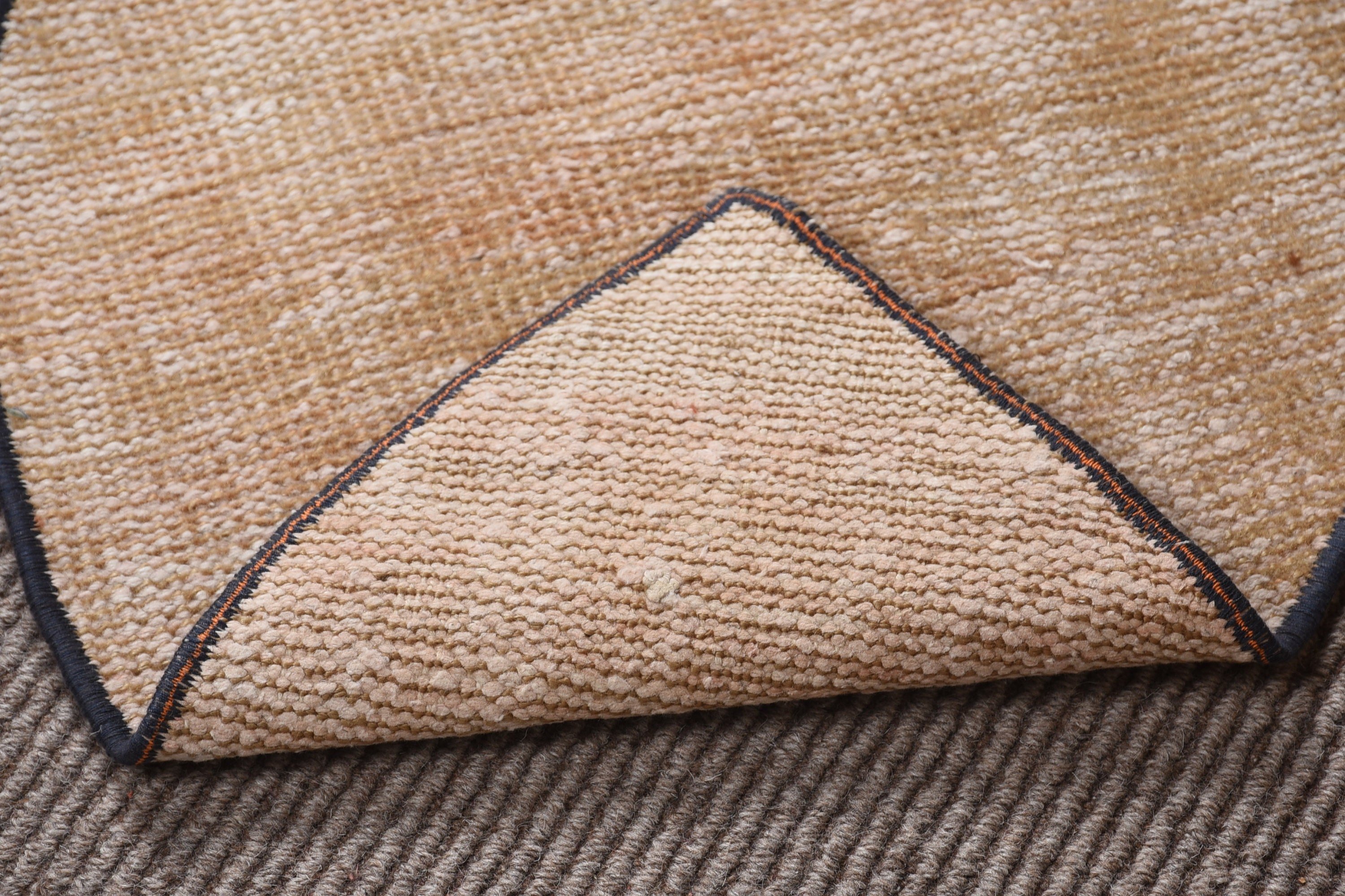 Kitchen Rugs, Turkish Rug, Bath Rug, Vintage Rug, 2.5x1.5 ft Small Rug, Rugs for Bathroom, Bath Mat Cute Rug, Wool Rug, Anatolian Rug