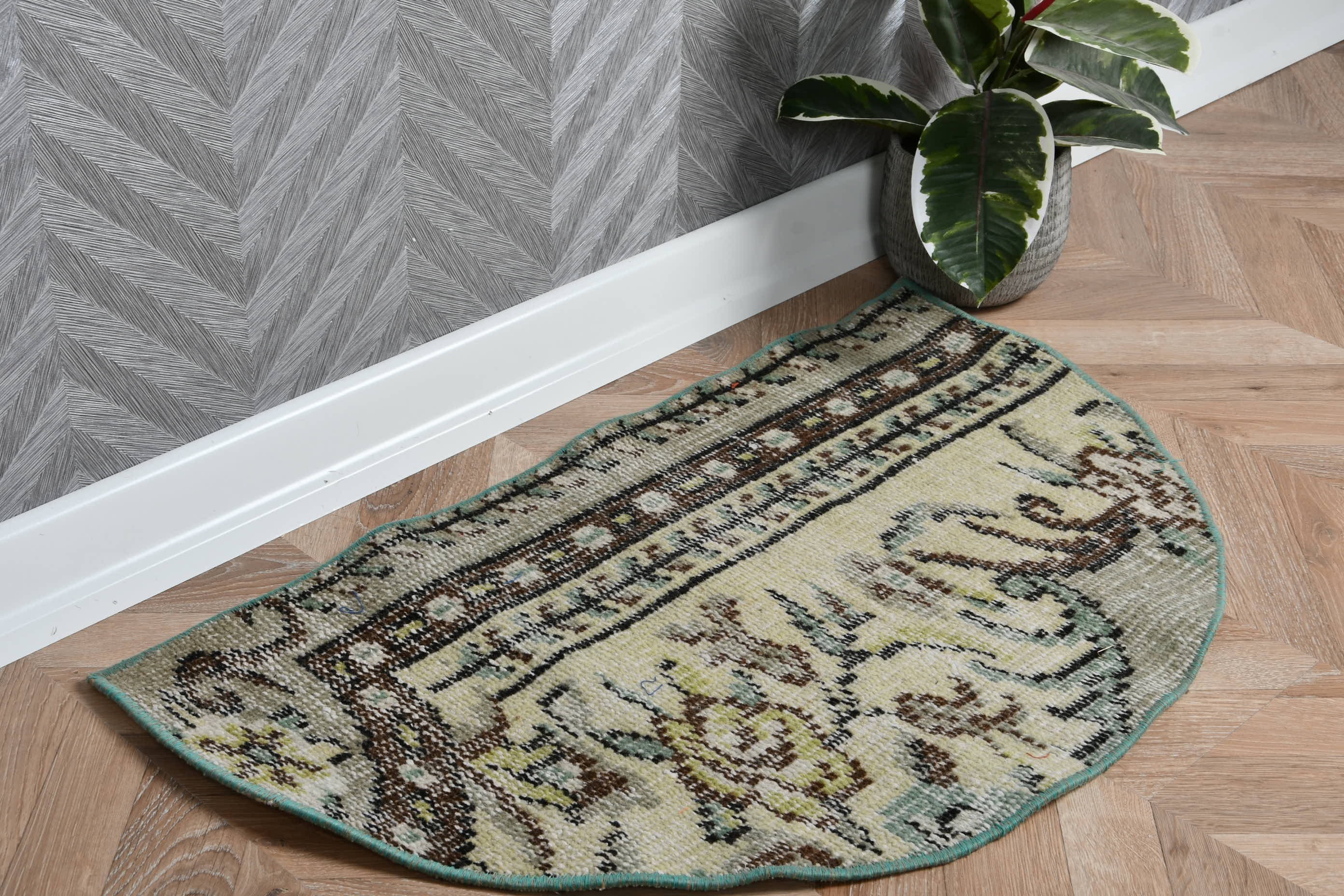 Vintage Rug, Cool Rugs, Rugs for Nursery, Turkish Rugs, Nursery Rugs, 1.5x2.5 ft Small Rug, Beige Bedroom Rug, Door Mat Rug