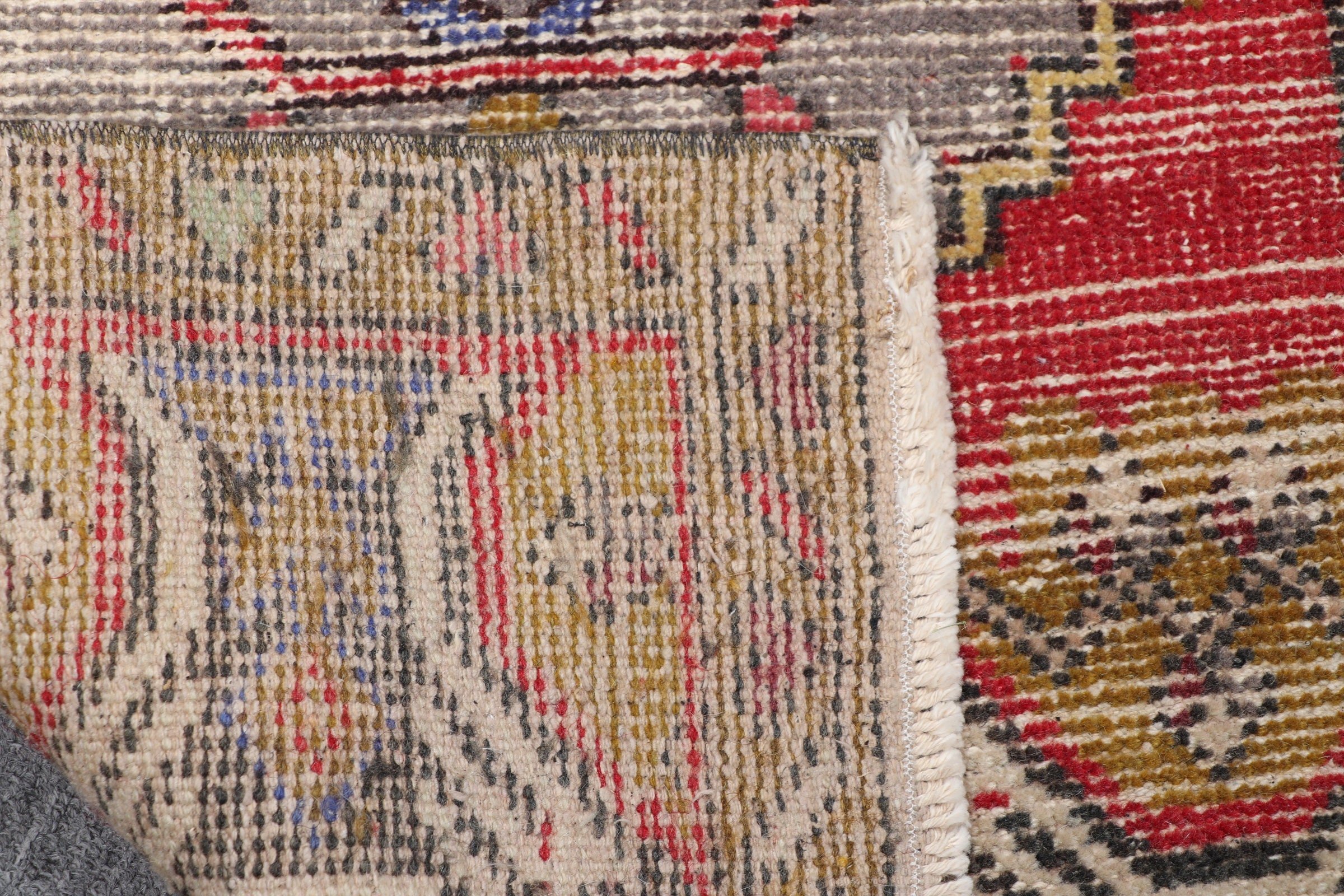 Anatolian Rugs, Entry Rugs, Turkish Rugs, Wool Rugs, Nomadic Rug, Red Moroccan Rug, Vintage Rugs, 1.7x3.2 ft Small Rug, Wall Hanging Rug