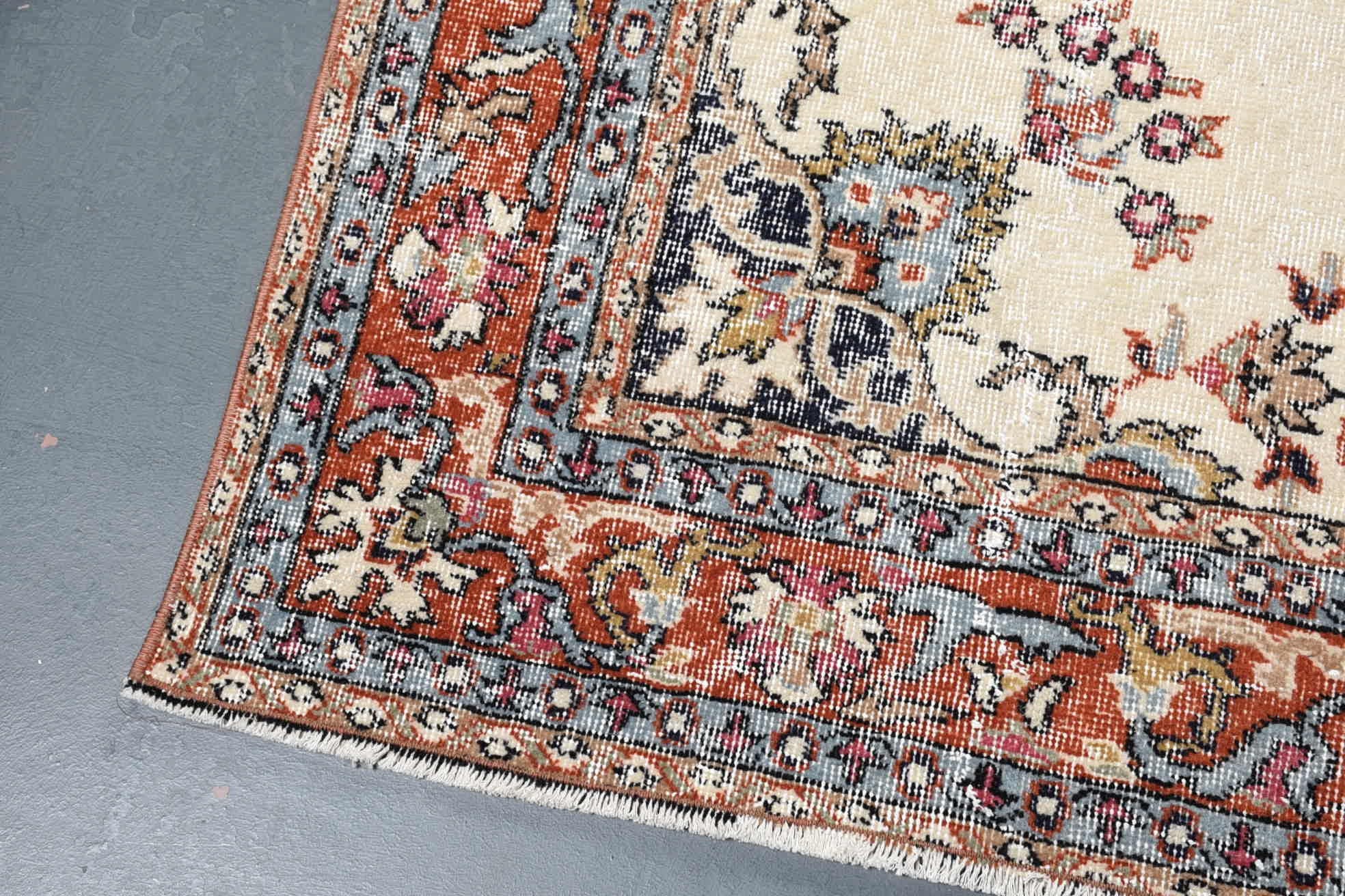 Ev Dekor Halısı, El Dokuma Halılar, Yer Halısı, Türk Halısı, 4,6x8,2 ft Alan Halısı, Oryantal Halı, Alan Kilimleri, Vintage Halı, Organik Halılar