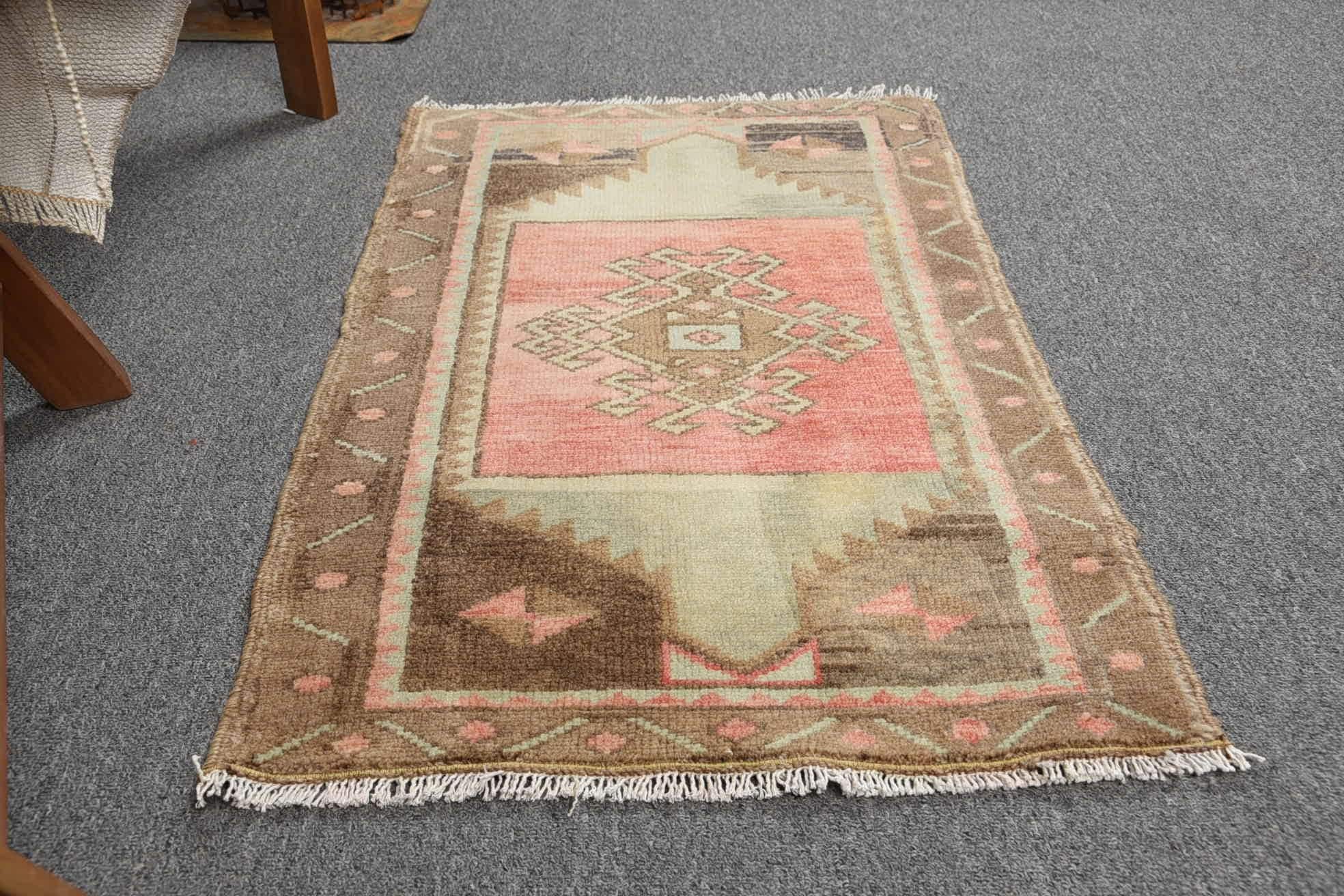 Kitchen Rug, Entryway Rug Rugs, Bathroom Rugs, Vintage Rug, Colorful Rugs, Turkish Rug, Rugs for Door Mat, Entry Rug, 1.7x2.7 ft Small Rug