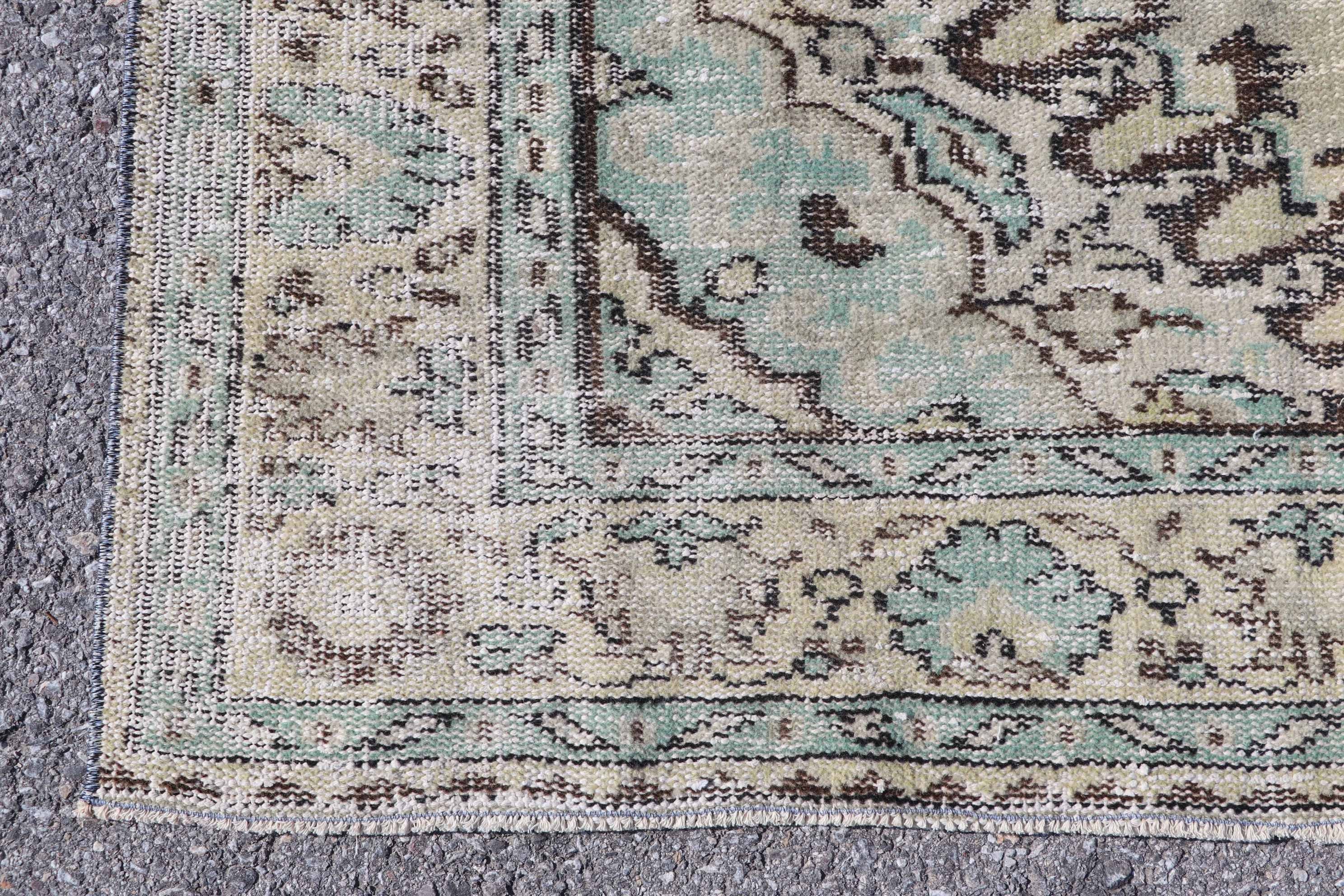 5x9 ft Large Rug, Vintage Rug, Antique Rug, Green Bedroom Rugs, Dining Room Rugs, Floor Rug, Turkish Rug, Designer Rugs, Living Room Rug