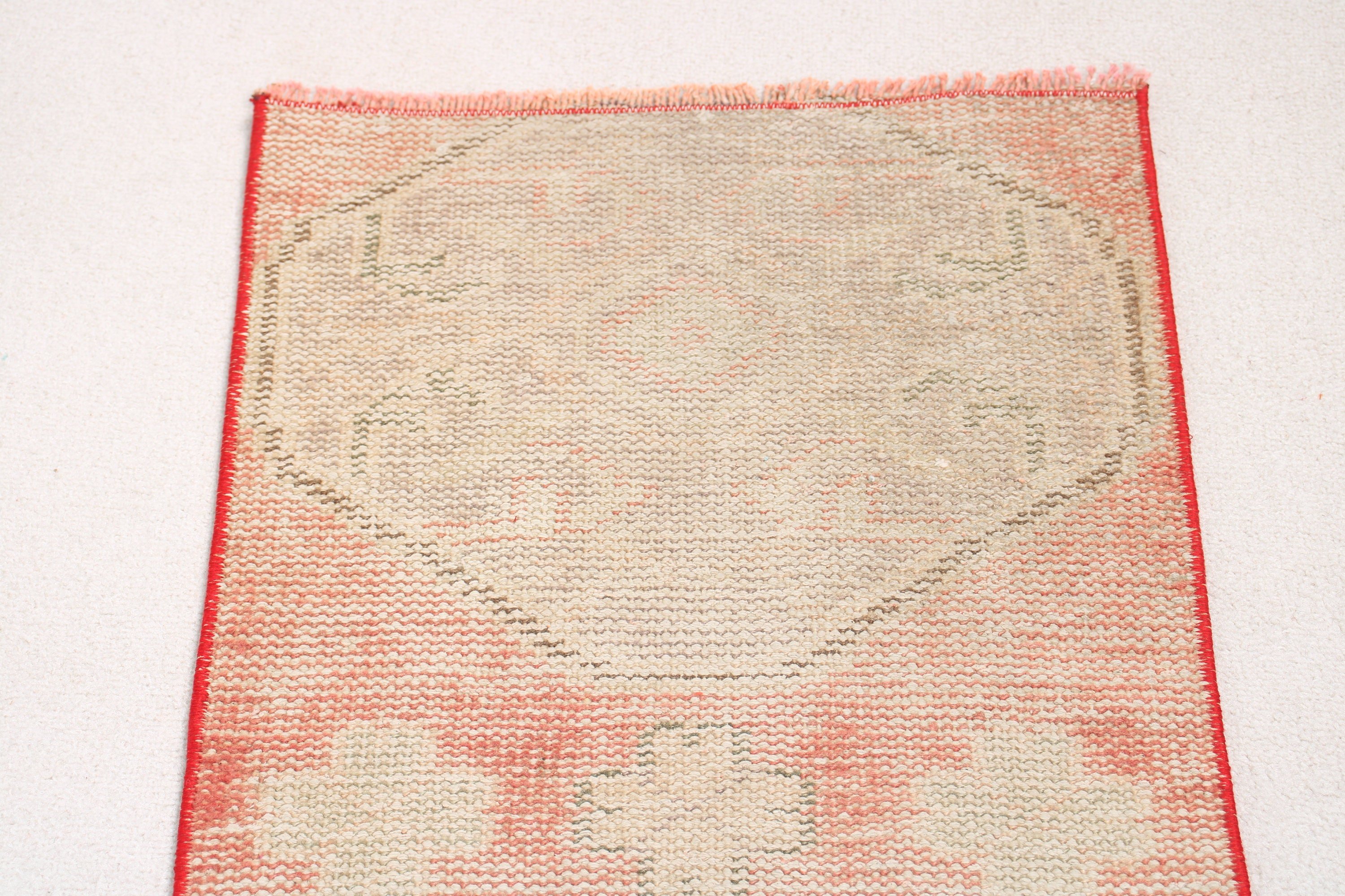 Antique Rugs, Moroccan Rug, 1.4x2.8 ft Small Rug, Floor Rug, Turkish Rugs, Nursery Rug, Small Vintage Rug, Vintage Rugs, Beige Kitchen Rug