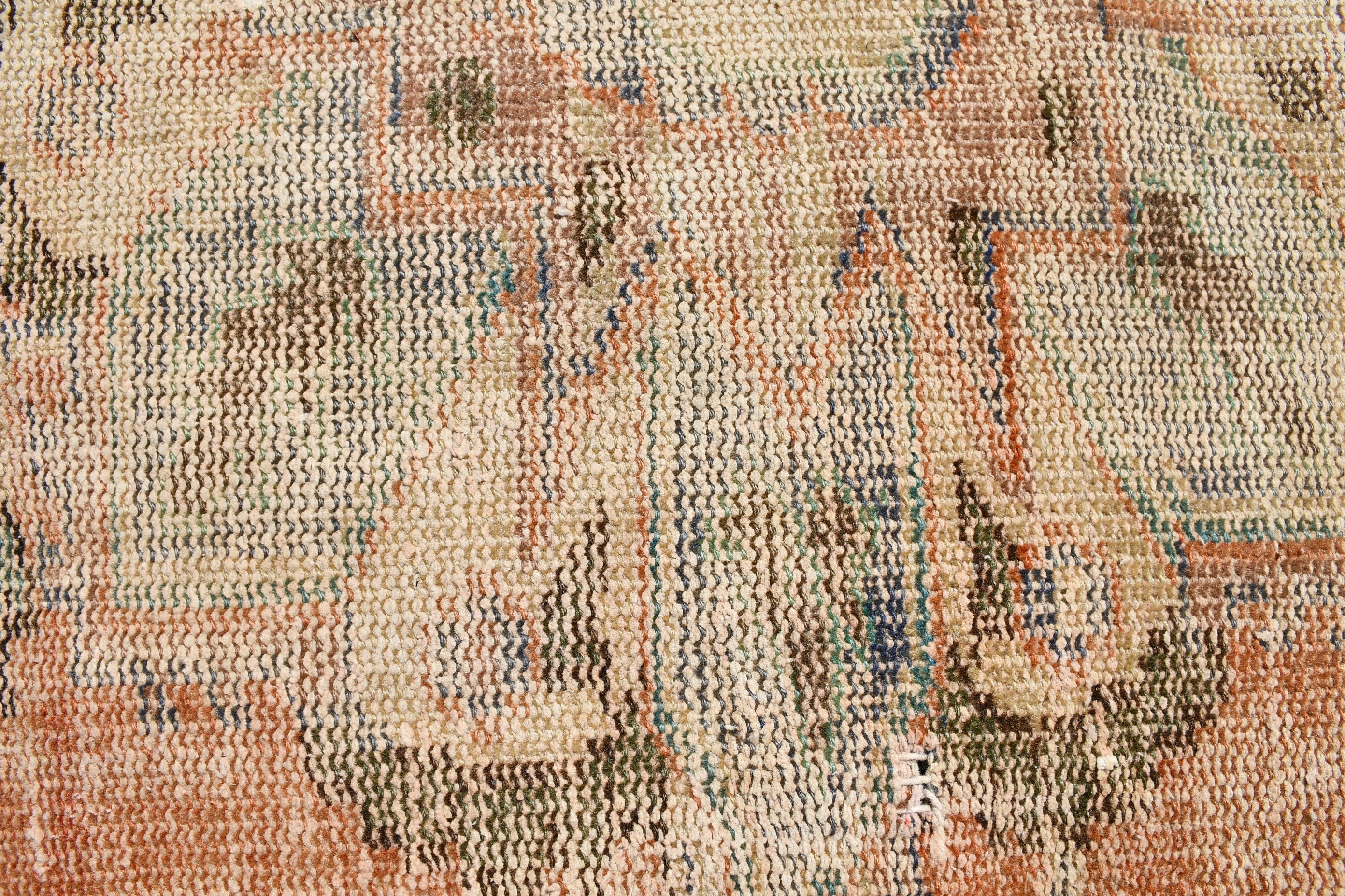 Oushak Runner Rug Rugs, 2.7x10.3 ft Runner Rug, Kitchen Rug, Vintage Rug, Turkish Rug, Oushak Rugs, Red Oushak Rug, Art Rug, Rugs for Stair