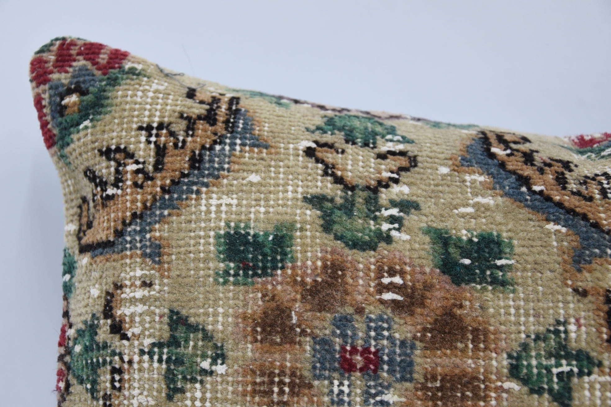 16"x24" Beige Pillow Cover, Kilim Pillow Cover, Personalized Gift Pillow Cushion Case, Kilim Cushion Sham, Home Decor Pillow