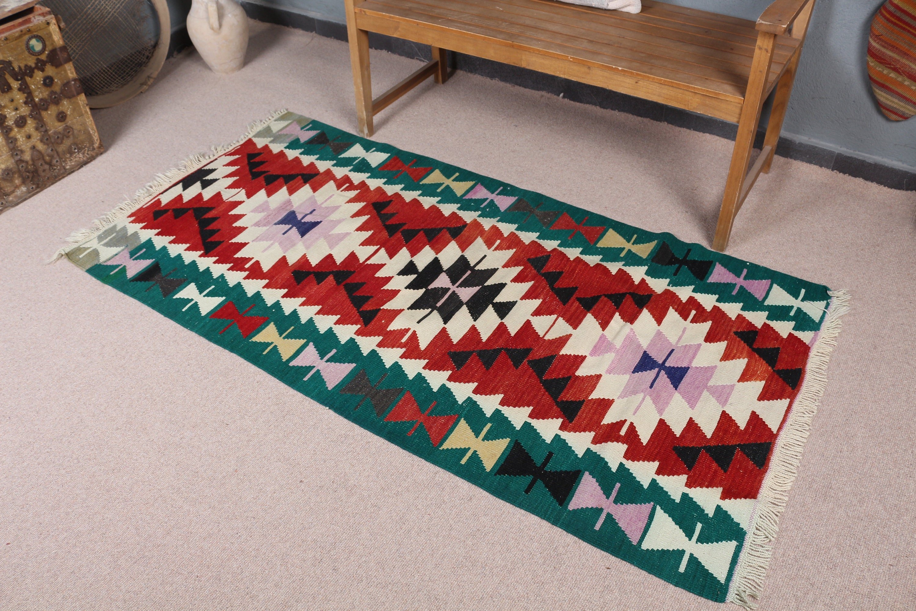 Old Rugs, Beige Anatolian Rug, Vintage Rug, Nursery Rug, Anatolian Rug, Floor Rugs, Bedroom Rug, 3.1x6.3 ft Accent Rugs, Turkish Rug, Kilim