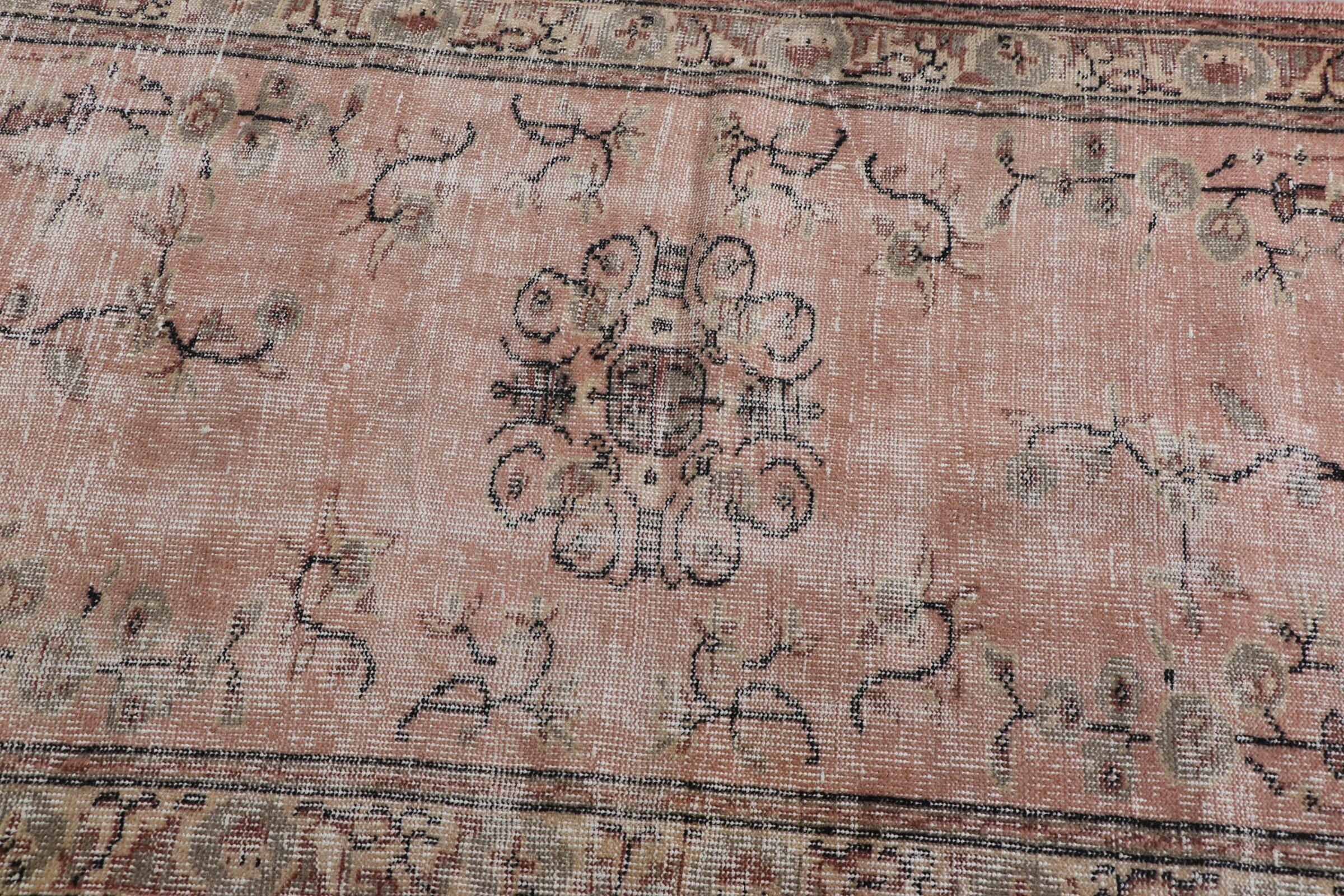 Bronze Floor Rugs, Vintage Rug, Rugs for Bedroom, Turkish Rug, 3.5x6.4 ft Accent Rug, Home Decor Rugs, Kitchen Rug, Wool Rug, Entry Rugs