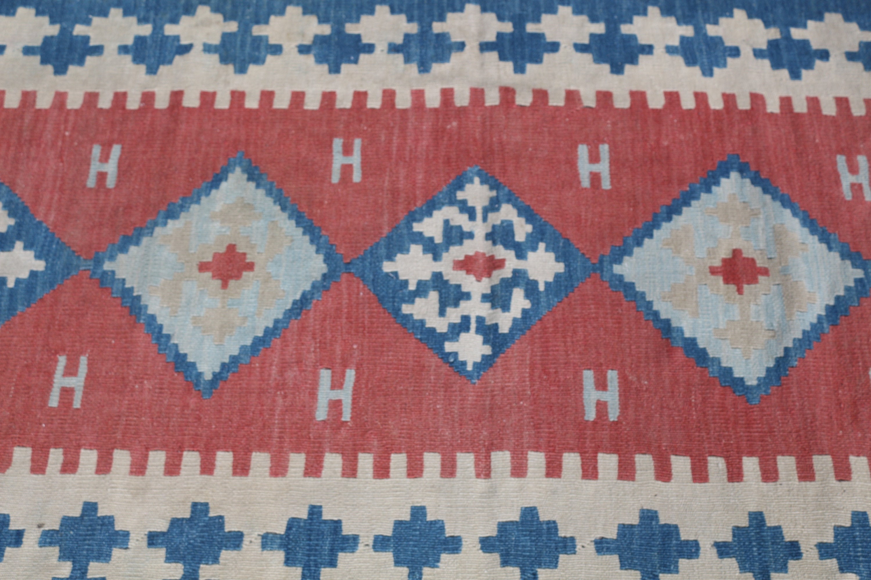 2.7x5.8 ft Aksan Halıları, Giriş Halısı, Parlak Halı, Vintage Halı, Türk Halısı, Kırmızı Oushak Halısı, Anadolu Halısı, Kilim, Çocuk Halıları