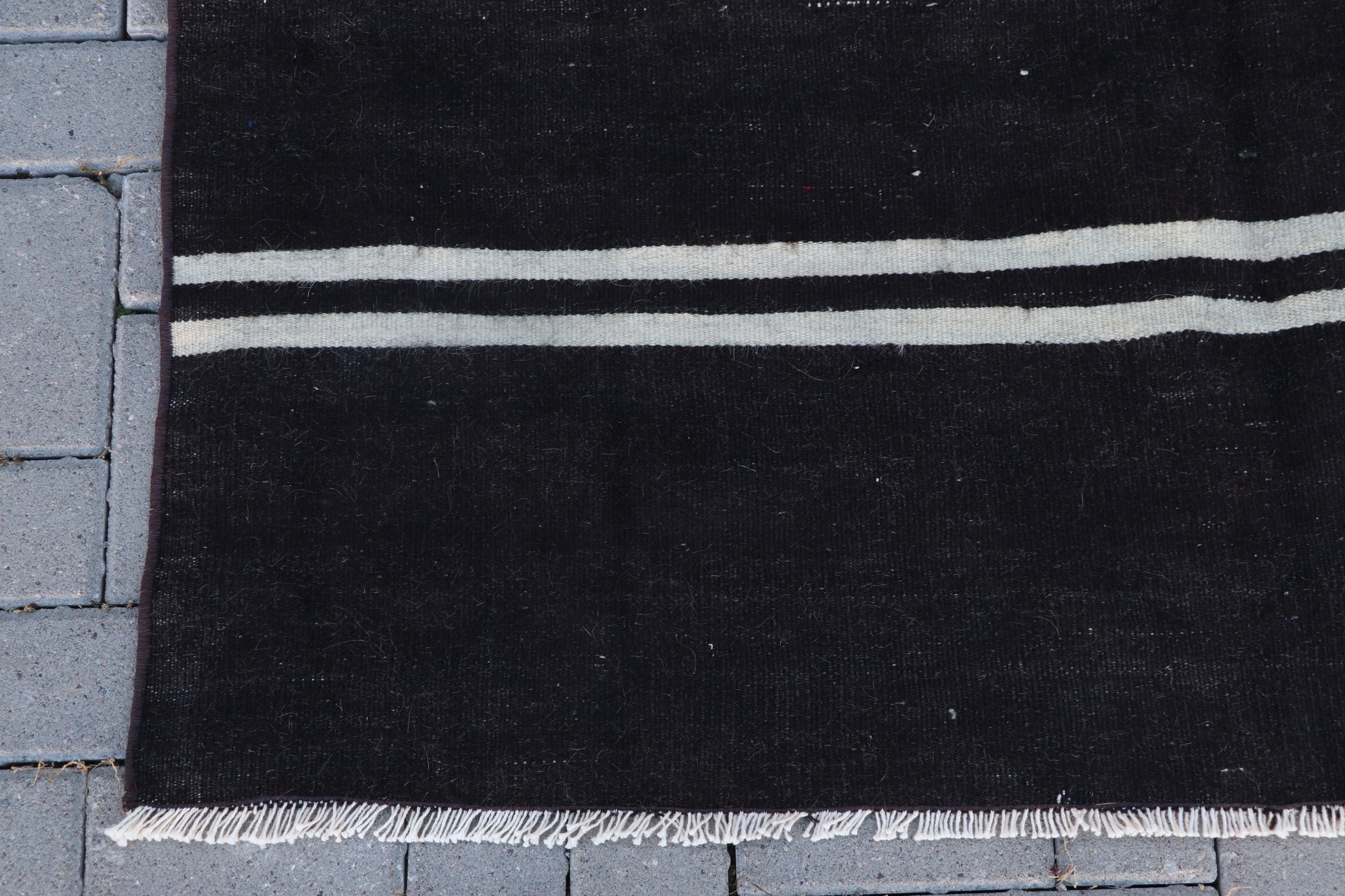 Black Oriental Rug, Turkish Rugs, Floor Rugs, Vintage Rug, 4.8x7.5 ft Area Rug, Dining Room Rugs, Anatolian Rugs, Kitchen Rug, Kilim