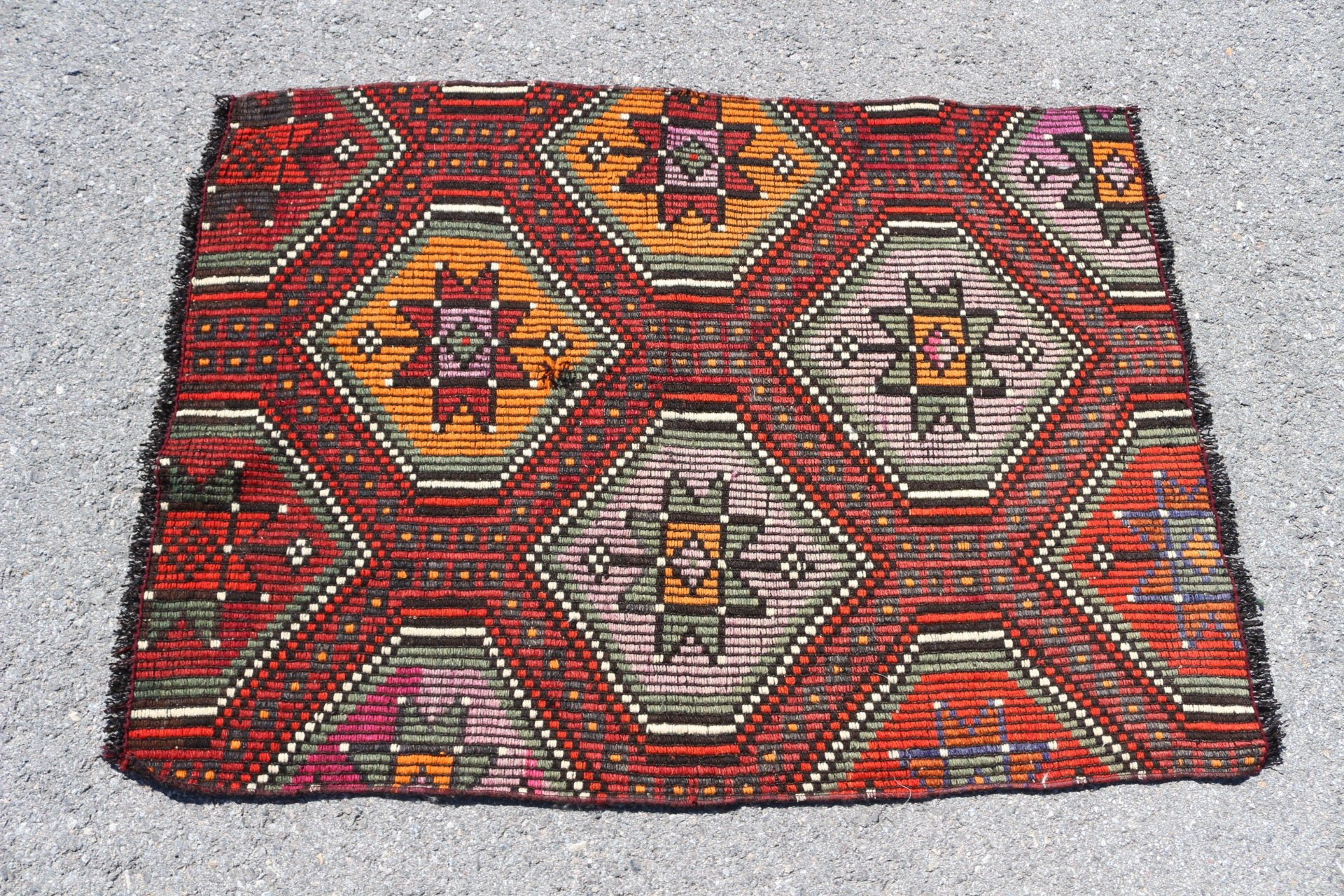 Yeşil Yün Halılar, Anadolu Halısı, Vintage Halılar, Araba Paspas Halıları, Yer Halısı, Kilim, Giriş Halıları, Türk Halıları, Sessiz Halılar, 3,1x4,2 ft Küçük Halılar