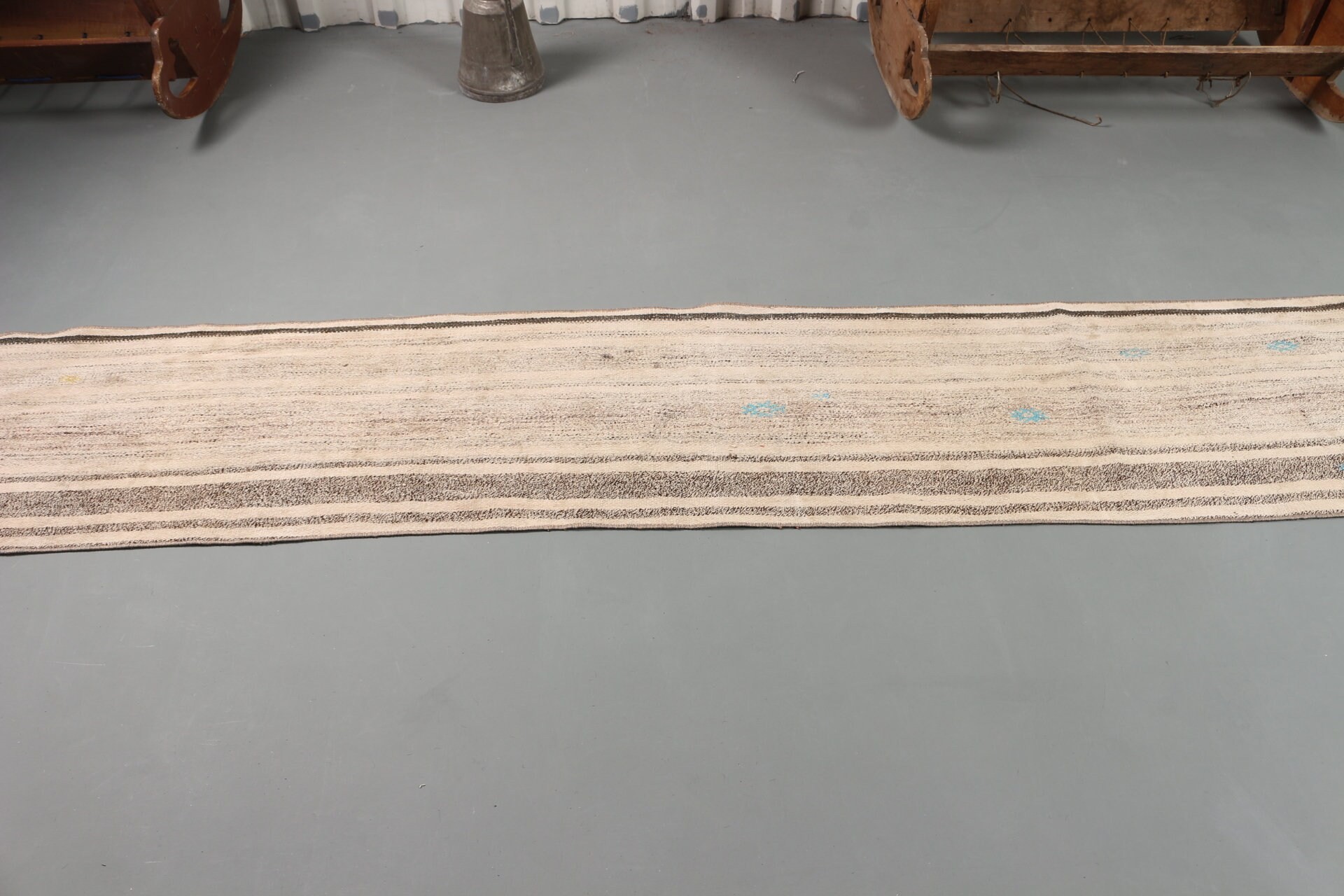 Koridor Halıları, Antika Halı, 1.6x8.6 ft Yolluk Halısı, Yurt Halısı, Kilim, Türk Halısı, Mutfak Halıları, Bej Yer Halısı, Vintage Halı, Ev Dekorasyonu Halısı