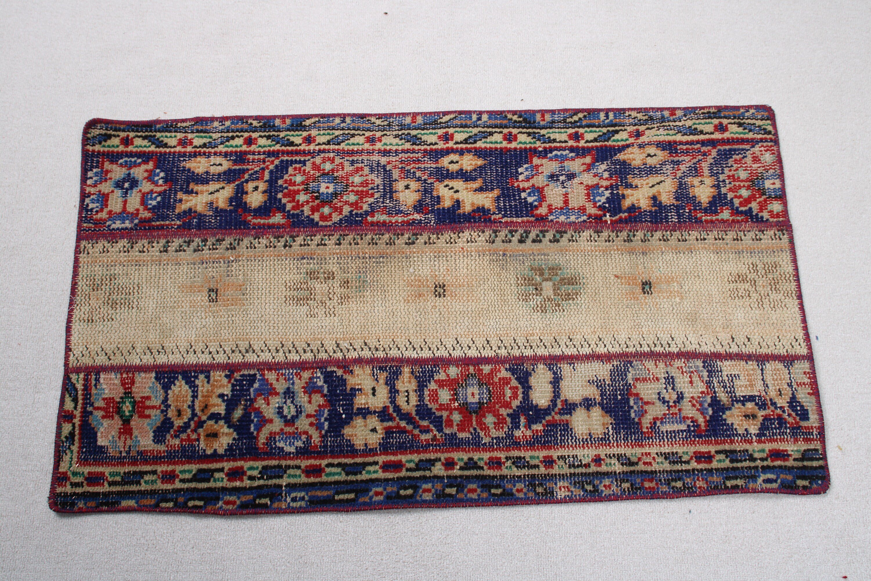 Araba Paspas Halıları, 1.8x3.2 ft Küçük Halı, Bej Ev Dekorasyonu Halıları, Vintage Halılar, Düz Dokuma Halı, Oryantal Halı, Küçük Vintage Halı, Türk Halıları