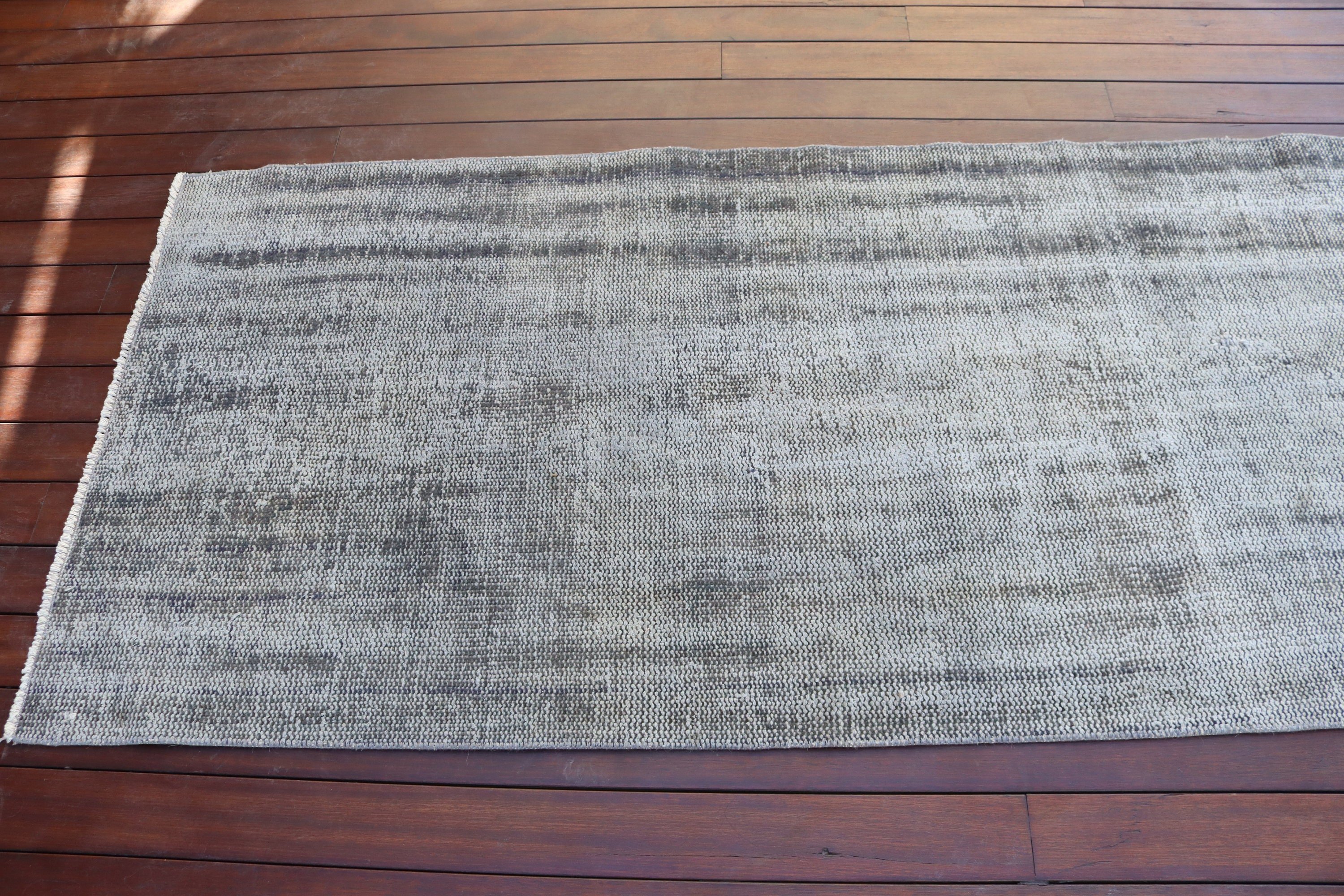 Gray Bedroom Rug, Hallway Rug, Vintage Rugs, Long Runner Rug, Floor Rugs, Oushak Rug, Turkish Rugs, 3x10.1 ft Runner Rug, Handwoven Rugs