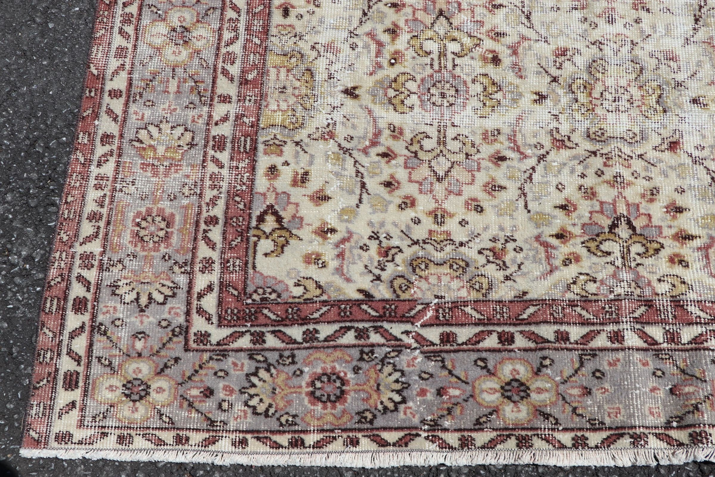 Beige Anatolian Rug, Custom Rugs, Salon Rug, Oriental Rugs, Vintage Rug, Home Decor Rug, Turkish Rug, Bedroom Rug, 5.9x9.7 ft Large Rugs