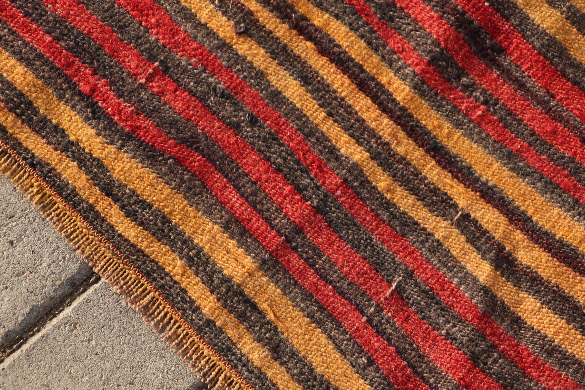 Kilim, Oryantal Halı, Vintage Halı, Yatak Odası Halısı, Sarı Anadolu Halısı, 3.9x9.5 ft Alan Halıları, Mutfak Halıları, Ev Dekorasyonu Halıları, Türk Halısı