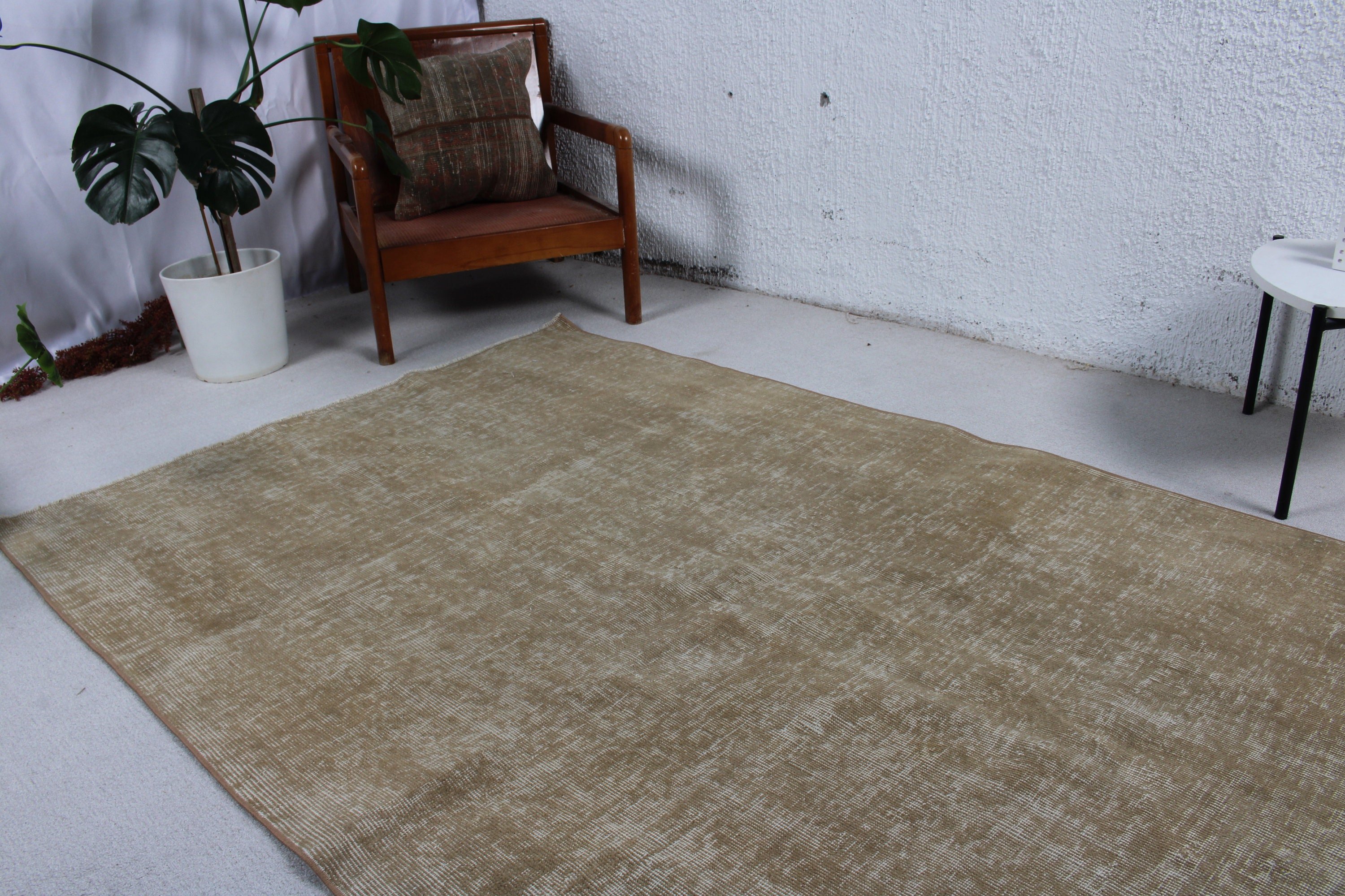 Beige Geometric Rug, Vintage Area Rug, Vintage Rugs, Turkish Rugs, Statement Rugs, 4.7x7.8 ft Area Rug, Moroccan Rug, Rugs for Indoor