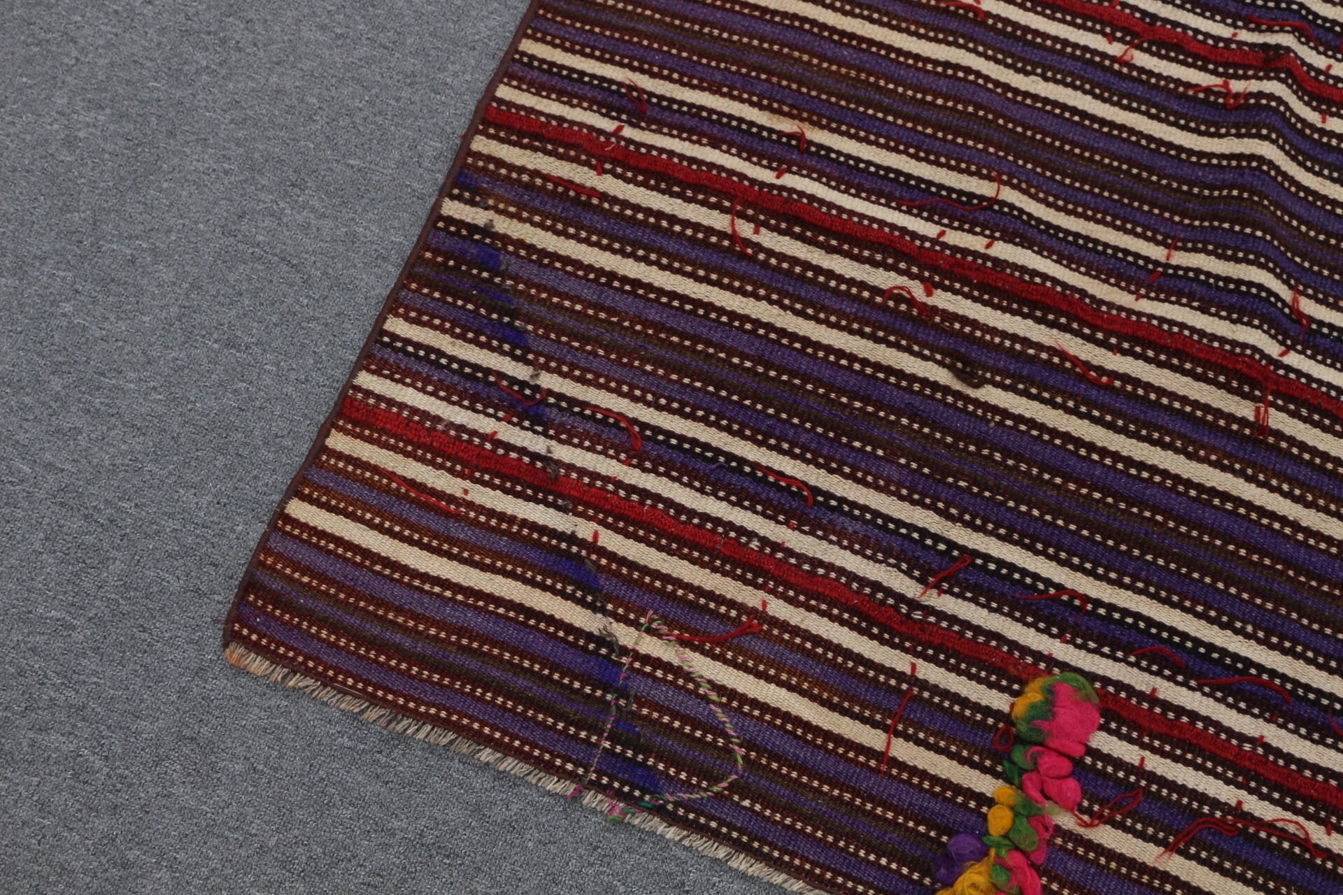 Türk Halısı, 7x7.5 ft Büyük Halılar, Salon Halıları, Yemek Odası Halısı, Kilim, Mavi Antika Halı, Anadolu Halısı, Fas Halıları, Vintage Halılar