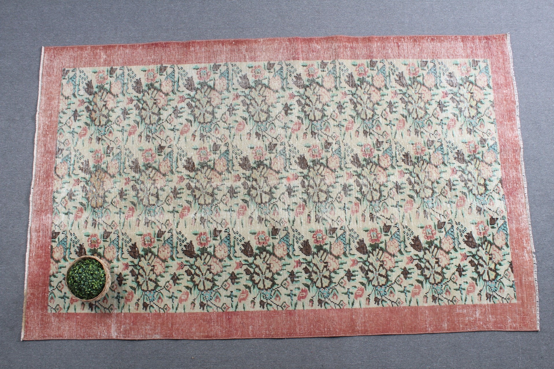 Oturma Odası Halısı, Mutfak Halıları, 5.5x9.1 ft Büyük Halı, Fas Halıları, Yemek Odası Halıları, Türk Halıları, Vintage Halılar, Yeşil Yatak Odası Halısı