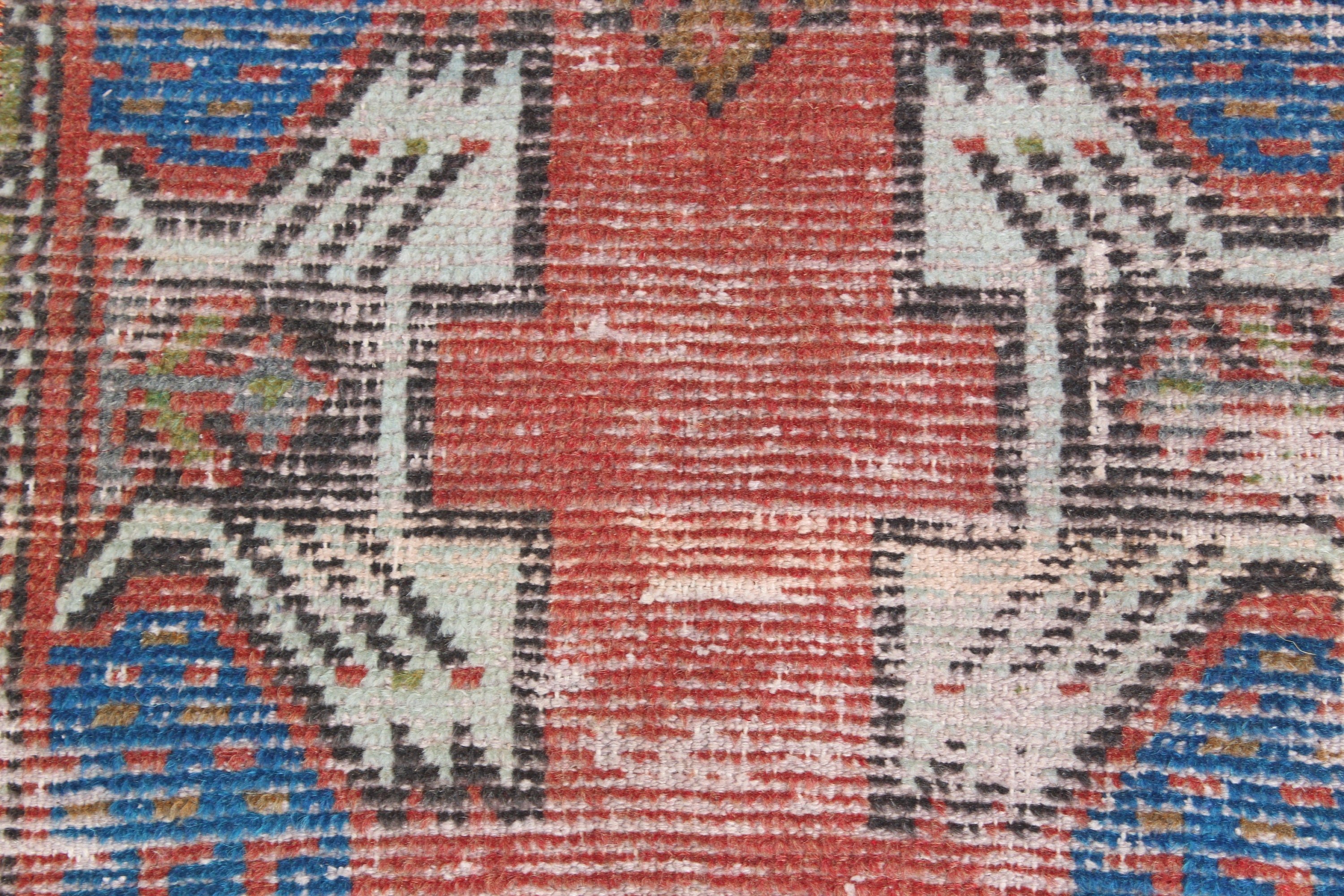 Cool Rugs, Bedroom Rug, Small Area Rug, Luxury Rug, Vintage Rug, Red  1.5x3.2 ft Small Rug, Small Vintage Rug, Turkish Rug