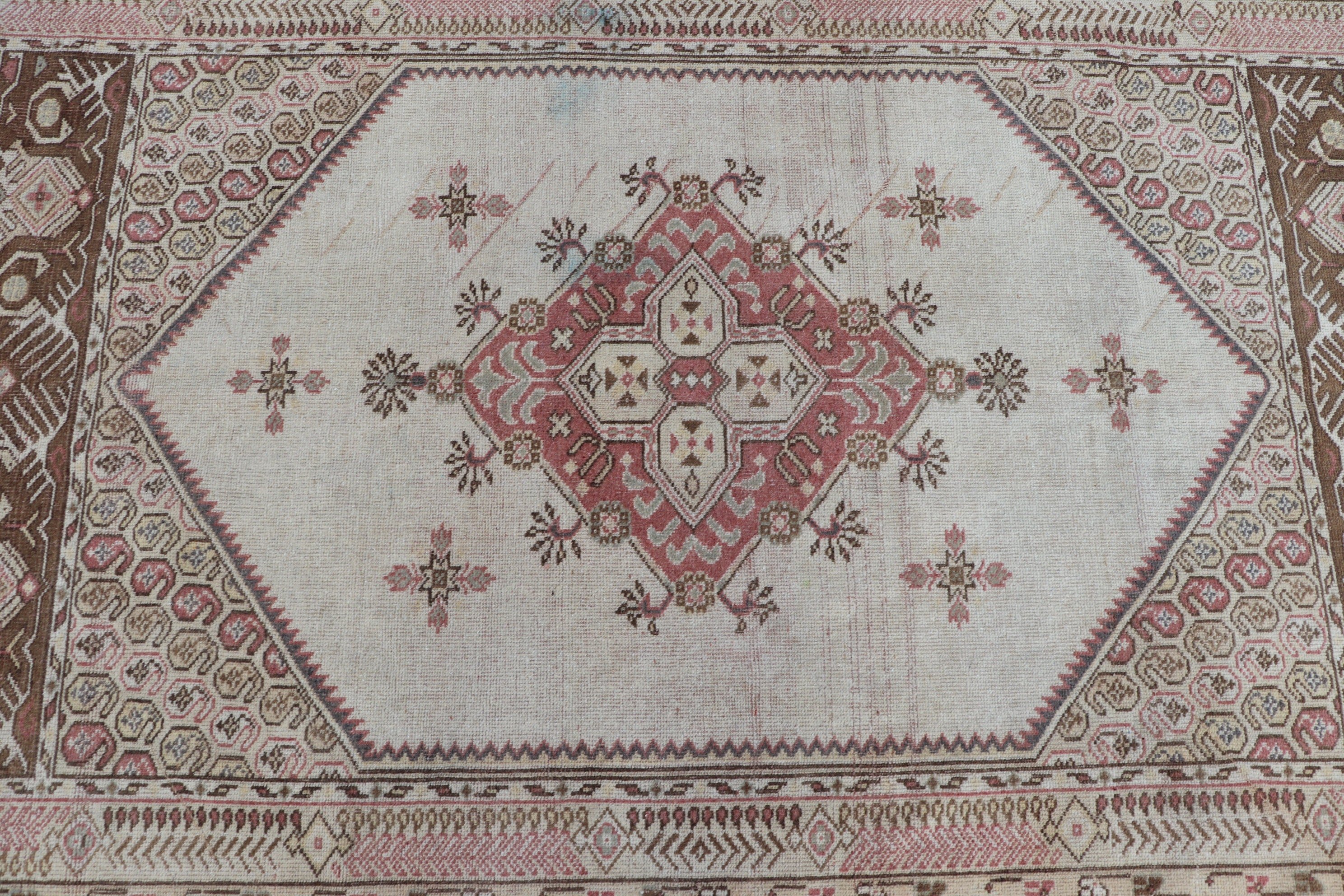 Oriental Rugs, 5.3x8.1 ft Large Rug, Bedroom Rugs, Antique Rug, Turkish Rugs, Vintage Rug, Dining Room Rug, Office Rugs, Pink Anatolian Rug