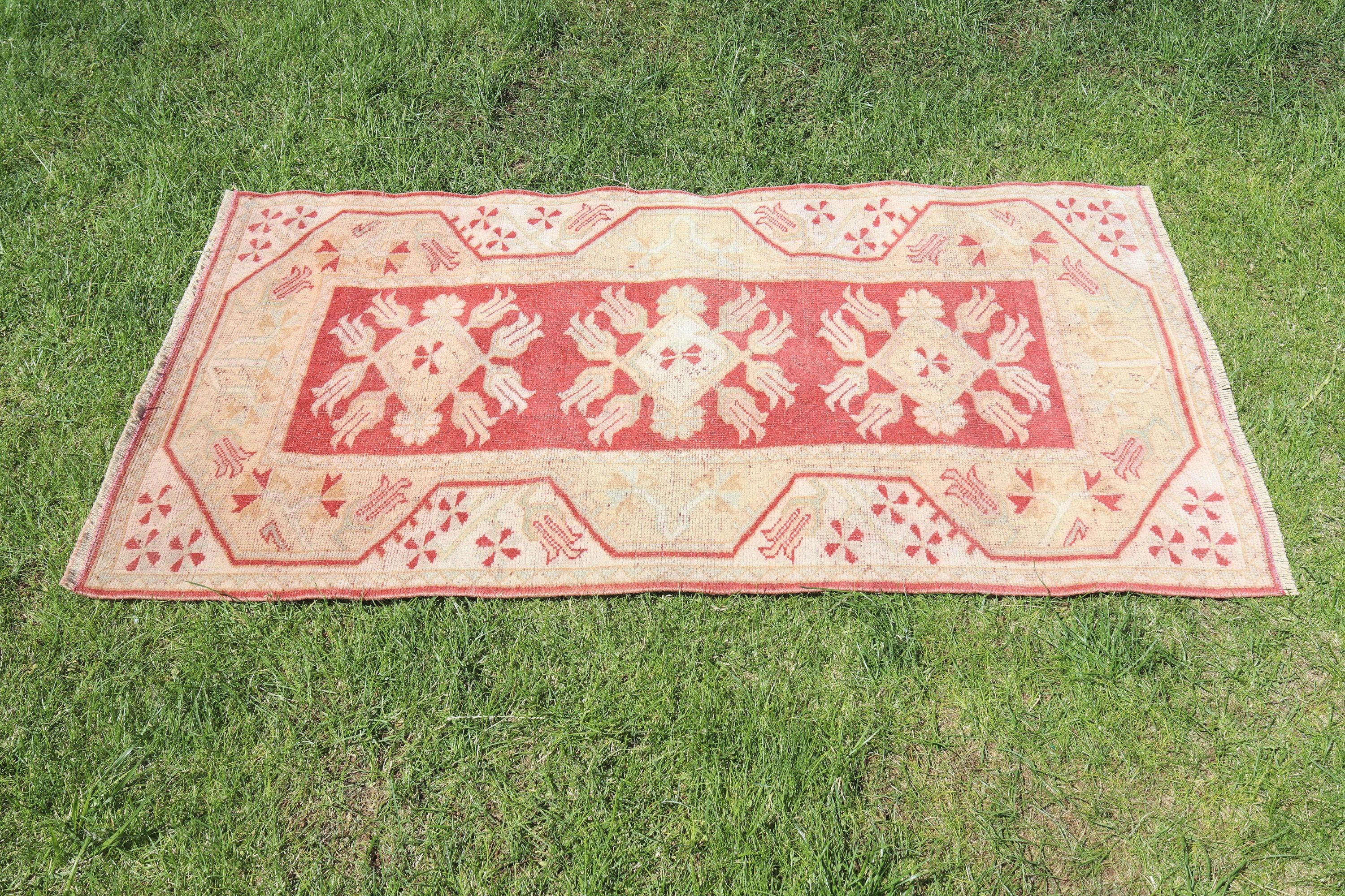 2.6x4.6 ft Small Rugs, Small Area Rug, Exotic Rug, Bedroom Rugs, Statement Rugs, Beige Antique Rugs, Turkish Rug, Moroccan Rug, Vintage Rug